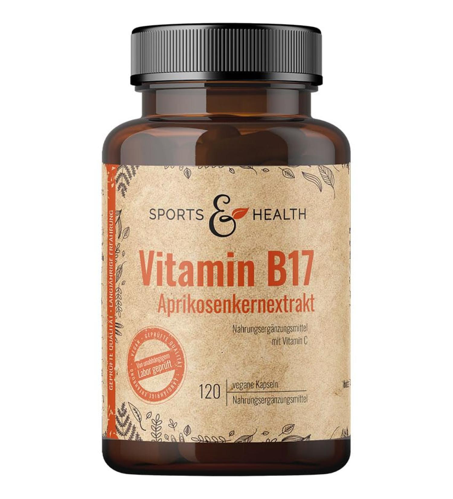 Buy APRICOS Kernels 120 Capsules - Apricot Core Extract Vitamin C from Acerola Cherry B17 & Amygdalin | Natural Health Supplements - Buy Online on GoSupps.com