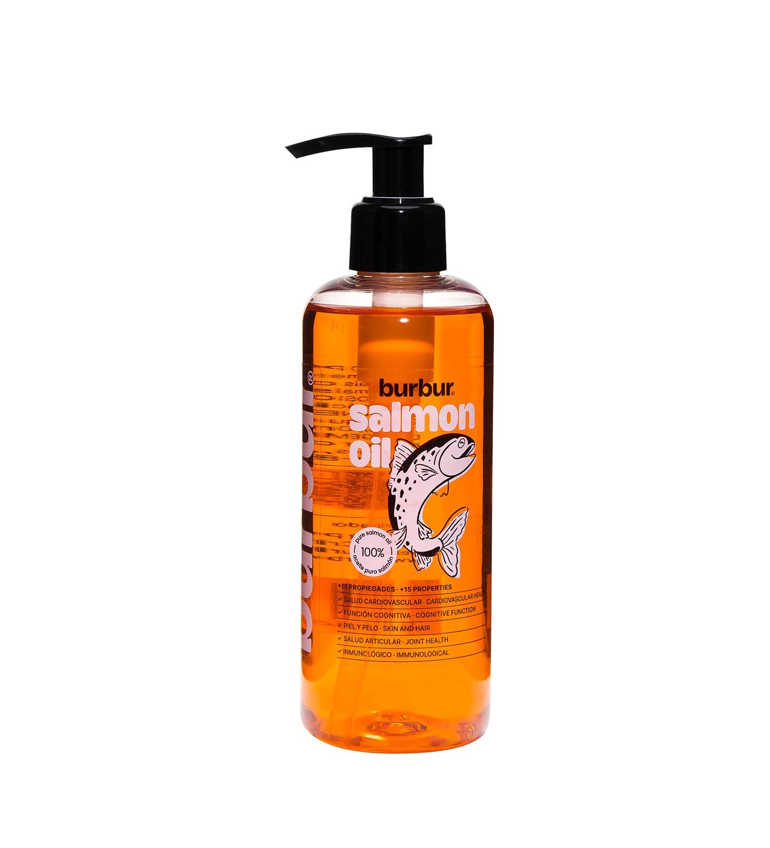 BURBUR Salmon Oil 250 ML - Buy Online on GoSupps.com