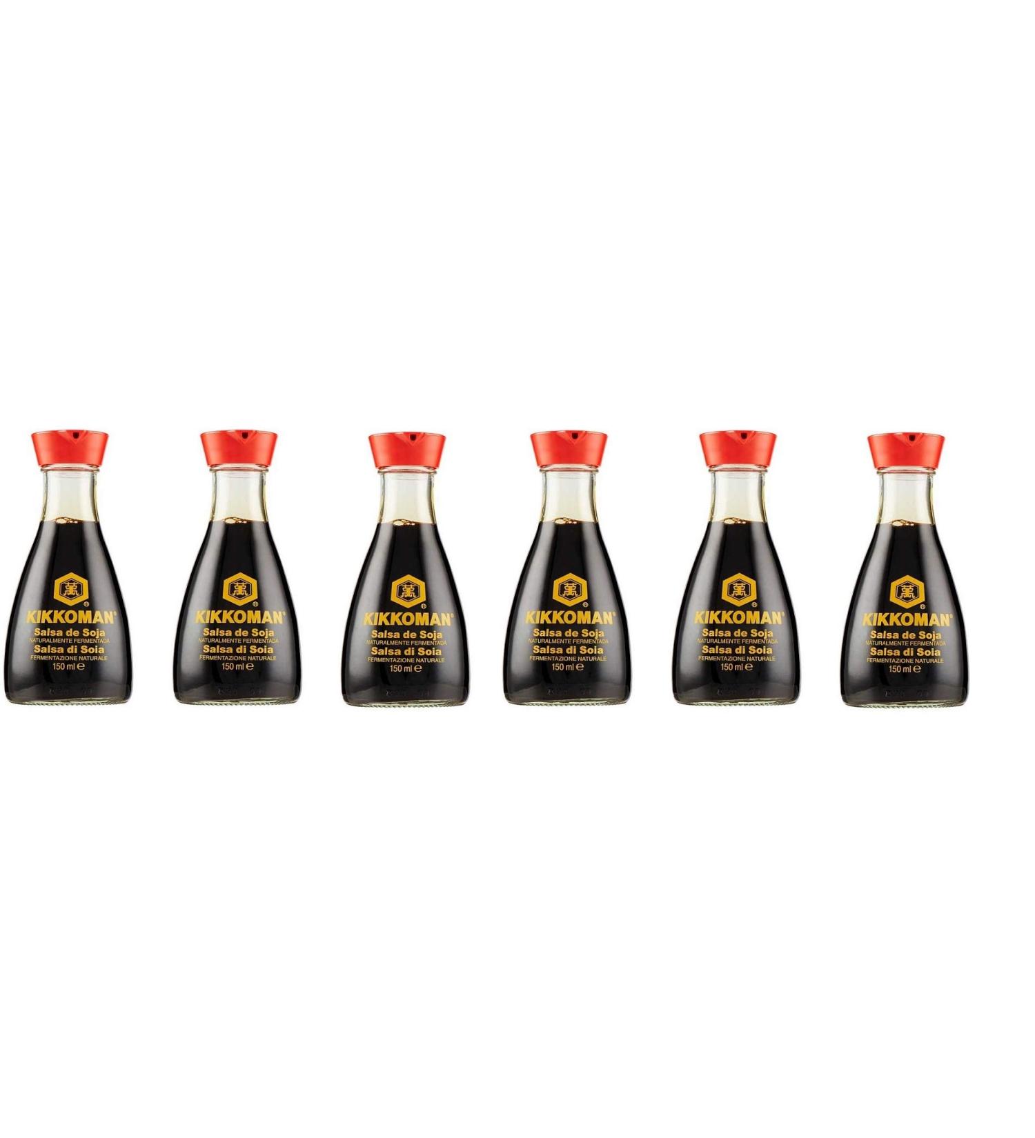 KIKKO Kikko Man Naturally Fermented Soy Sauces 150 ml (6 Pieces)