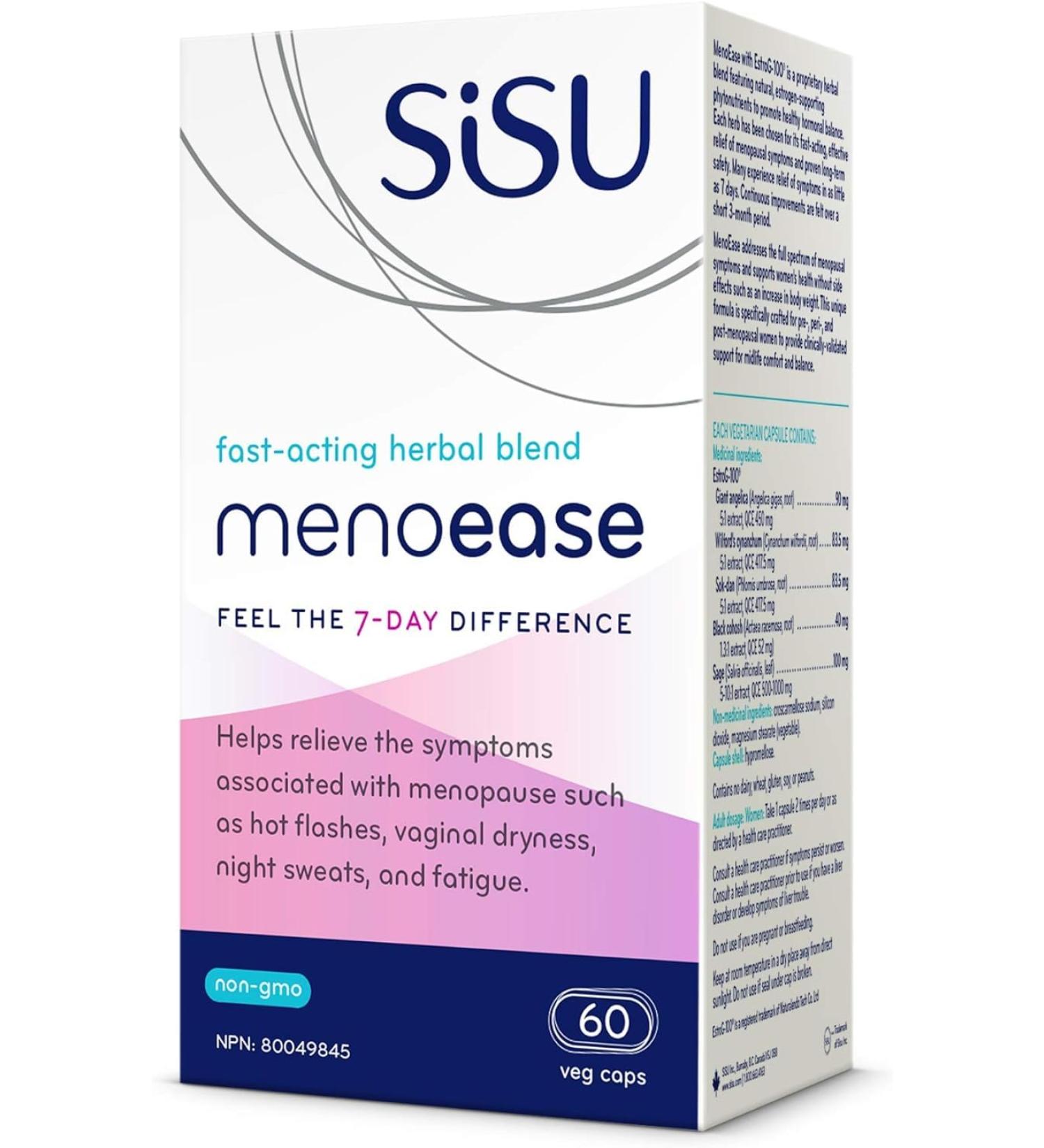 Buy SISU Menoease 60 CT - Premium Women's Health Supplement | Fast International Shipping - Buy Online on GoSupps.com