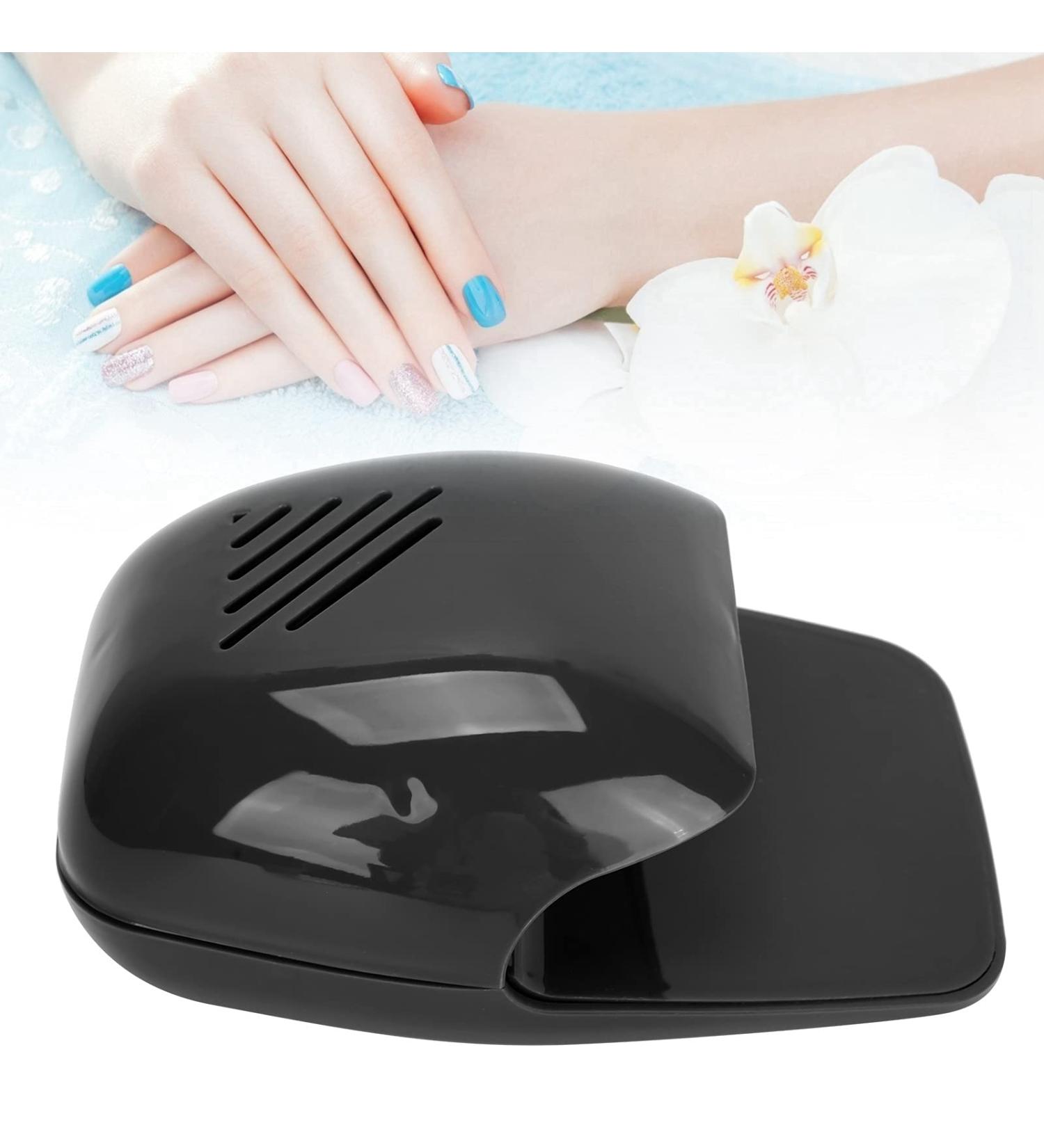 Portable Nail Dryer - Quick Cooling Fan for Fast Nail Polish Drying (Black) - Ideal for Home and Salon Use - Buy Online on GoSupps.com
