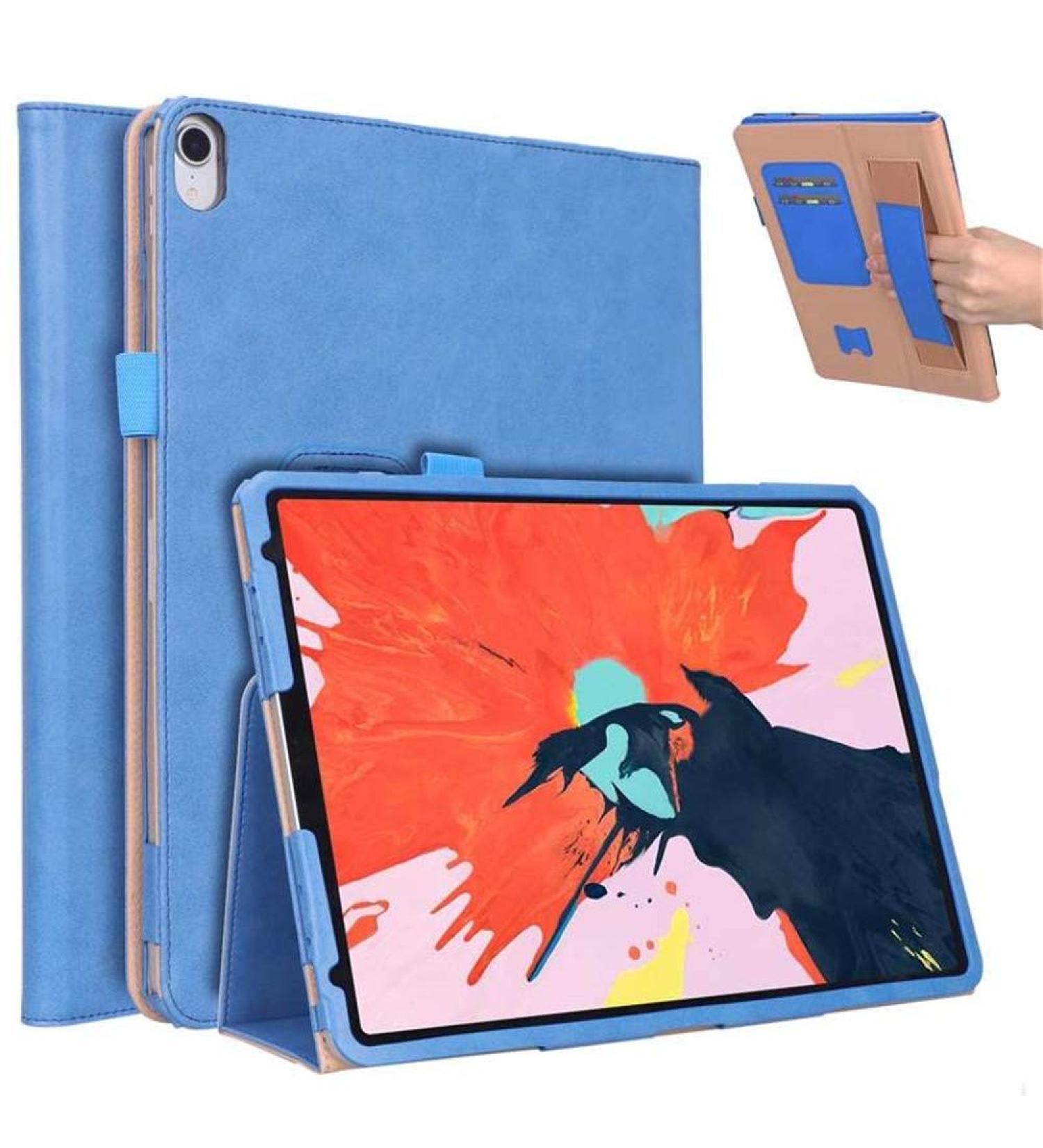 Case for Galaxy Tab S6 10.5 Jennyfly PU Leather Auto Wake/Sleep with Pen Holder Strap & Hand Strap & Card Slot Hand Free Stand Protective Cover for Samsung Galaxy Tab S6 10.5(SM-T860/T865/T867)-Blue Galaxy Tab S6 10.5(SM-T860/T865/T867) Blue - Buy Online on GoSupps.com