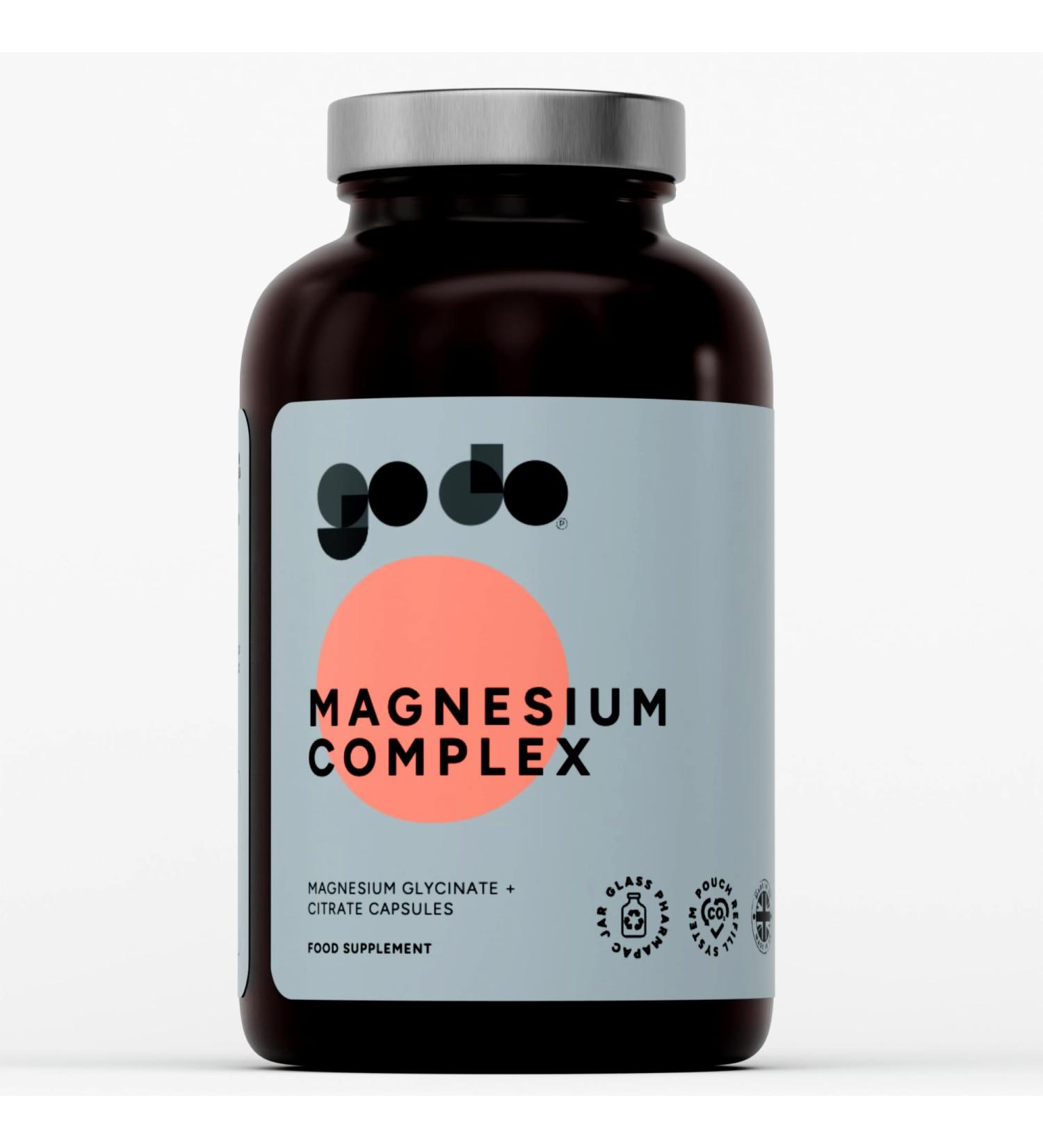  Fitness Health Magnesium Complex Glycinate and Citrate High Absorption Capsules for Sleep and Muscle Support (365 Capsules) - Buy Online on GoSupps.com
