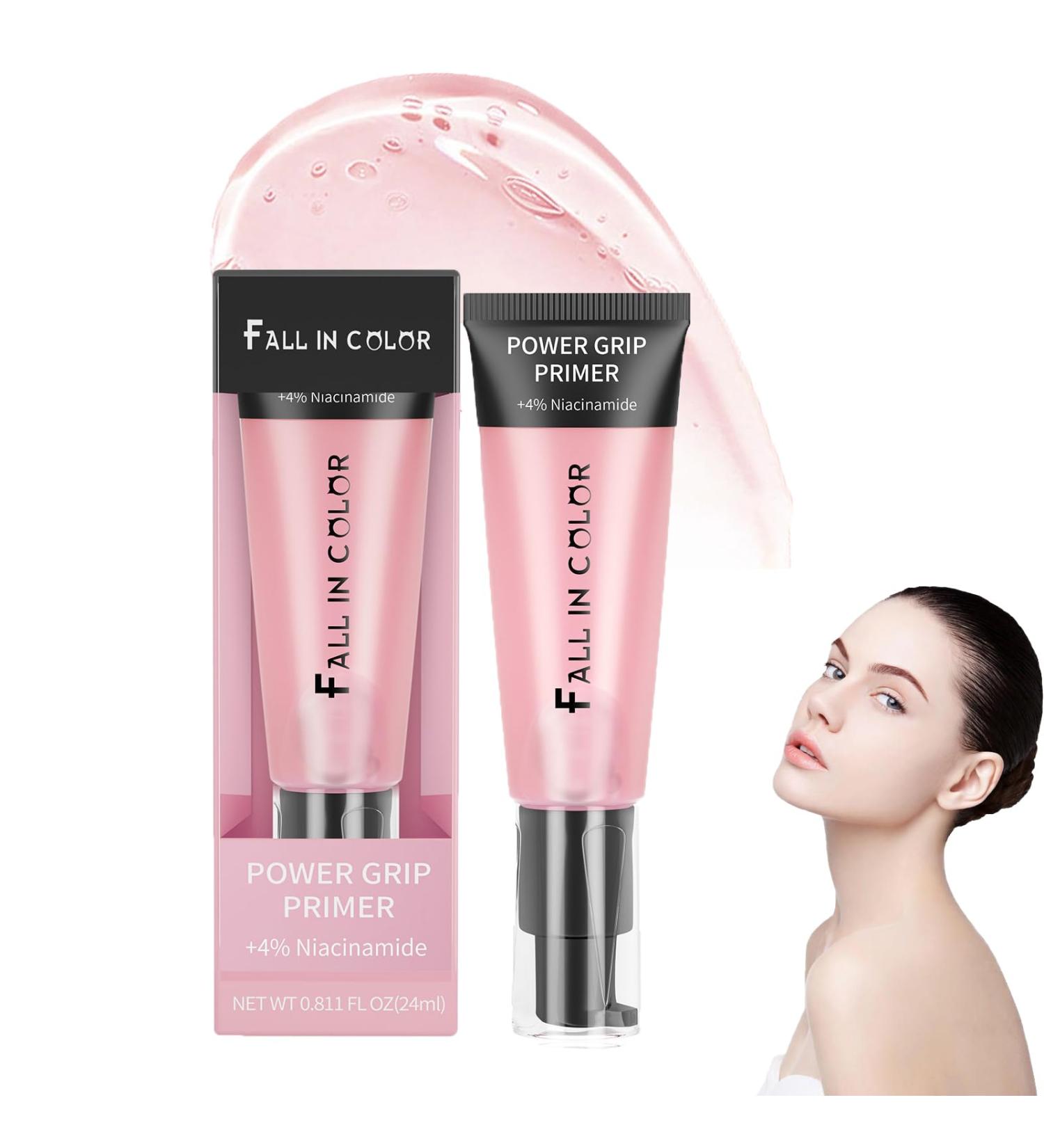 Power Grip Primer Makeup Base Gel for Concealer Makeup Gel Base for Invisible Pores Smoothing Primer Before Makeup Face Makeup Primer Long Face Makeup (Pink) - Buy Online on GoSupps.com