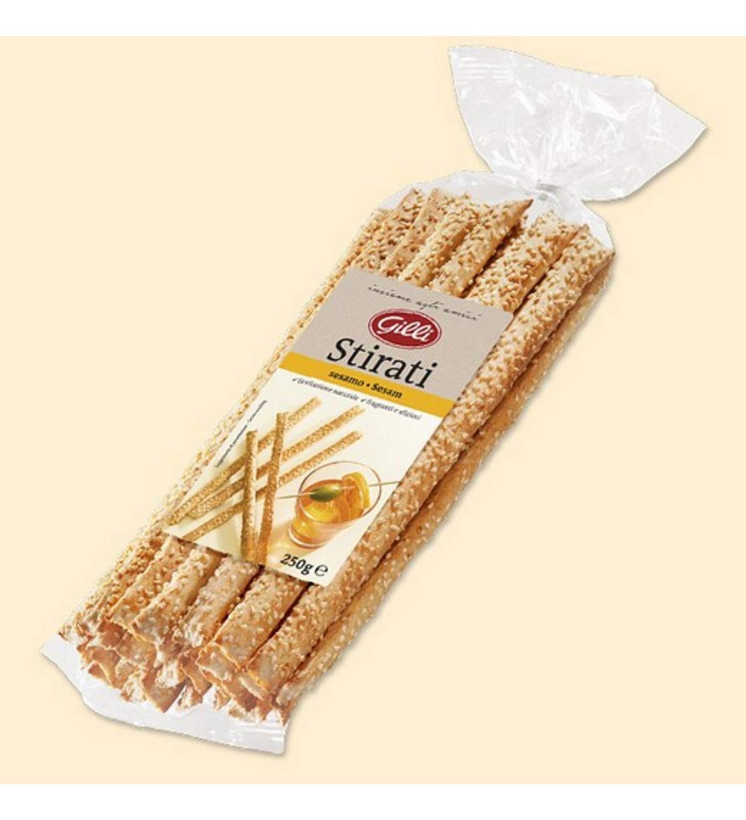 Stirati - Grissini with sesame 250 gr. - Gilli