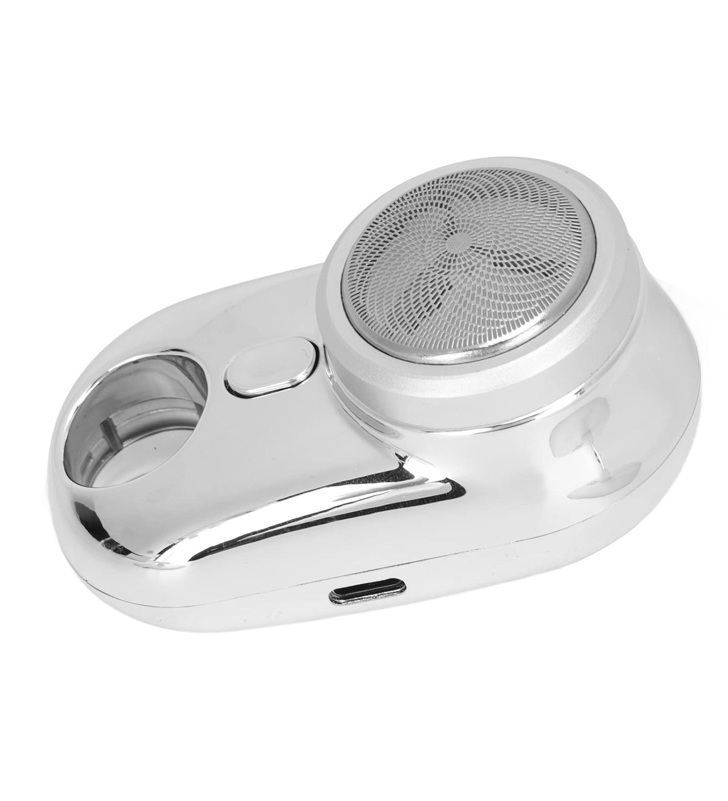 Rechargeable Travel Shaver with 5V Screen Display - 3W USB Electric Razor for Home Use (Silver) - Best International Shipping - Buy Online on GoSupps.com