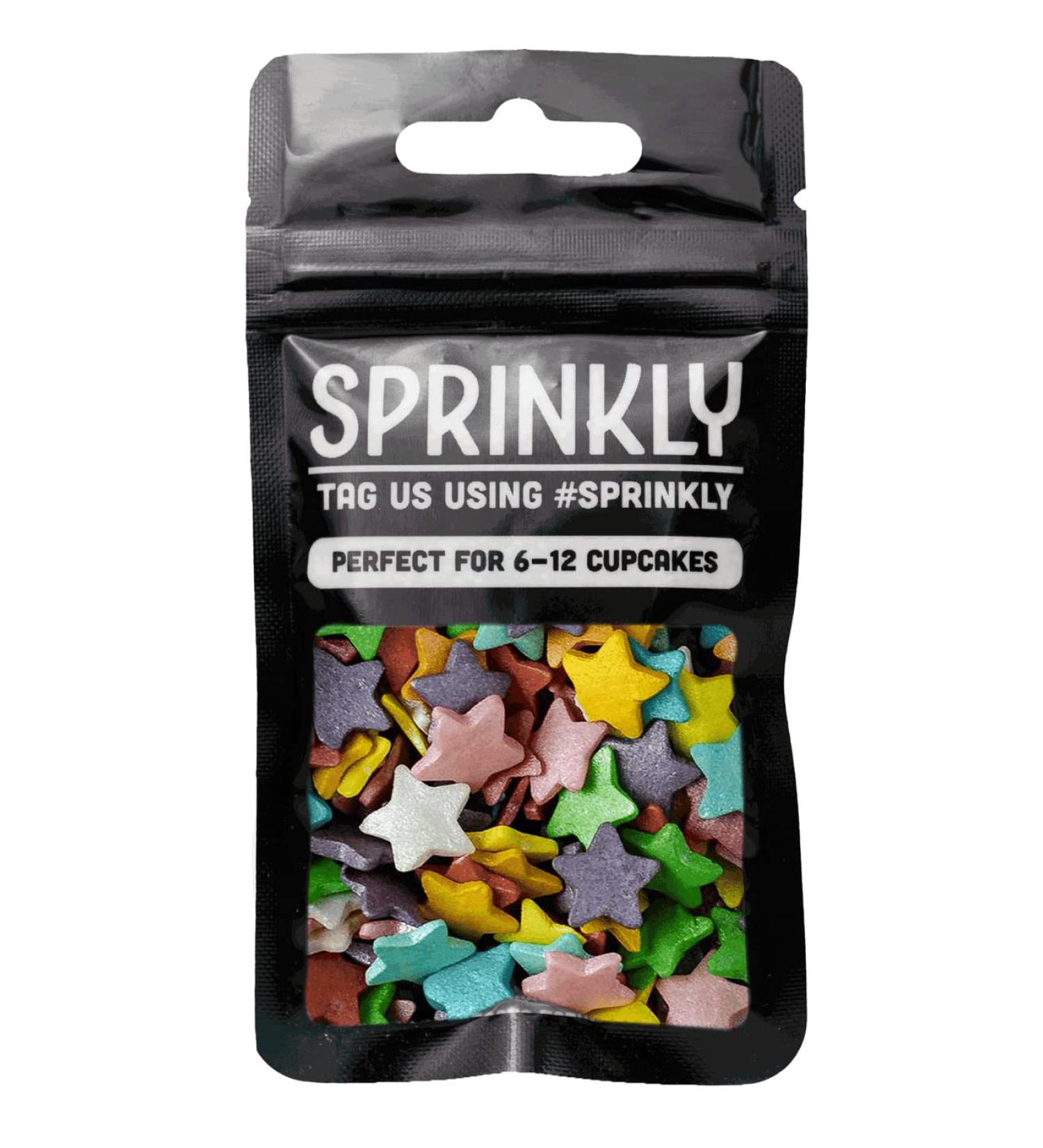 SPRINKLY - Glimmer Stars - Rainbow (Jumbo) - 25g
