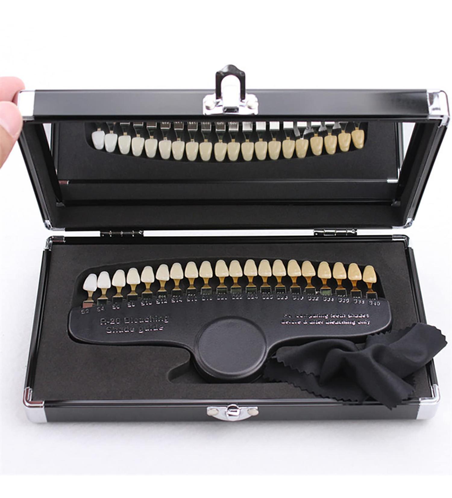 IKSVMSIS Tooth Whitening Set | Professional Teeth Shade Guide & 3D Color Comparison for Bright White Smiles - Buy Online on GoSupps.com