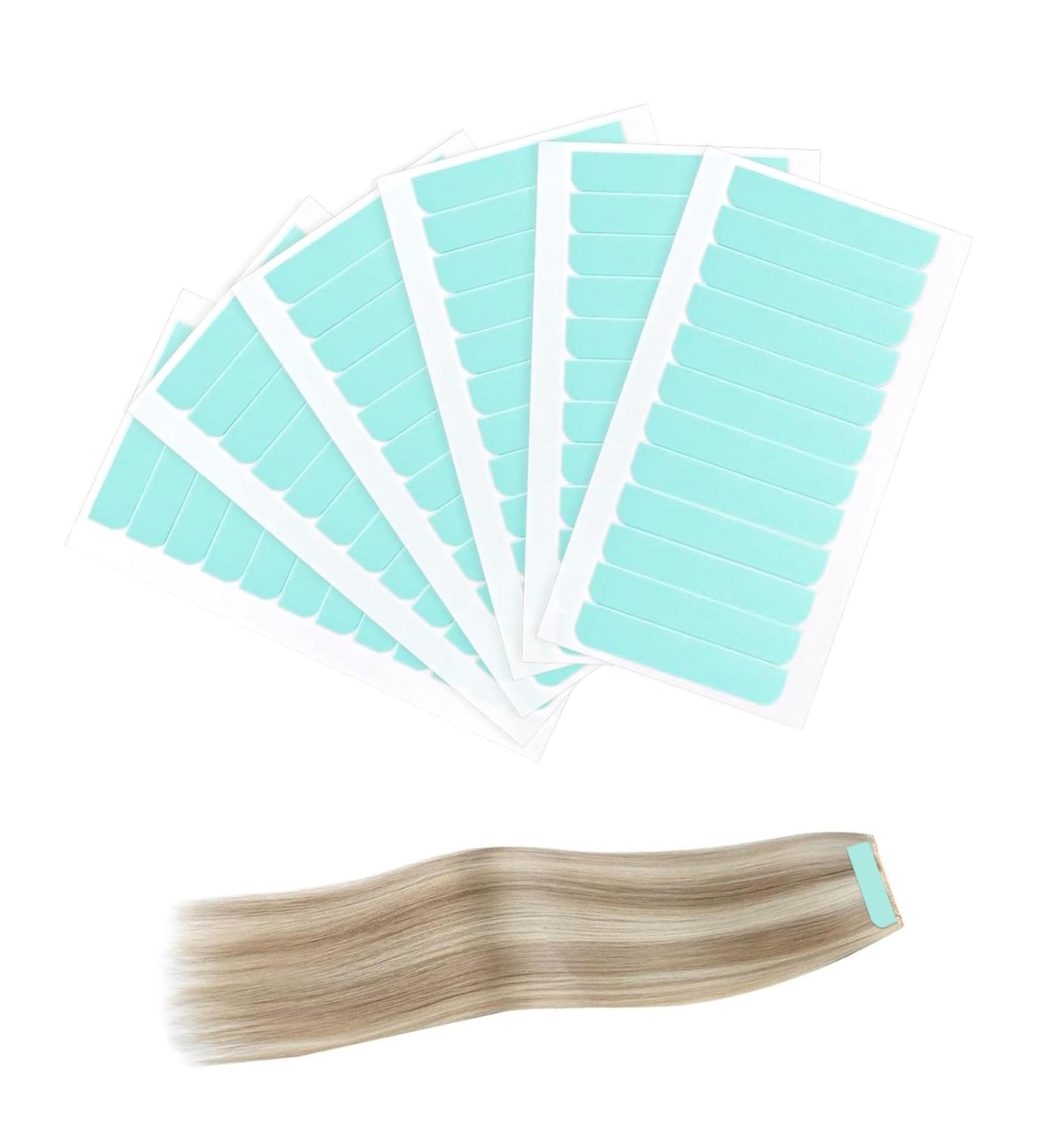 144PCS Tape For Hair Extensions Double Sided Adhesive Tapes Double Sided Hair Extension Tape Hair Extension Tape Tabs Tape Extension Tabs for Human Hair Replacement Wig Tape - Buy Online on GoSupps.com