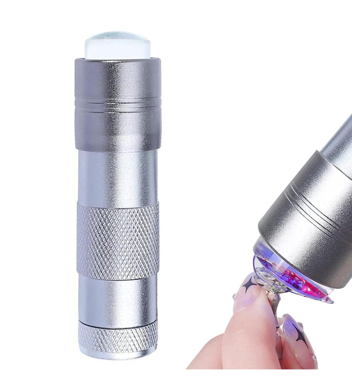 Baqi Mini Flash Light Nail Dryer - Handheld UV Lamp for Quick Drying Nail Art & Salon Use - Buy Online on GoSupps.com