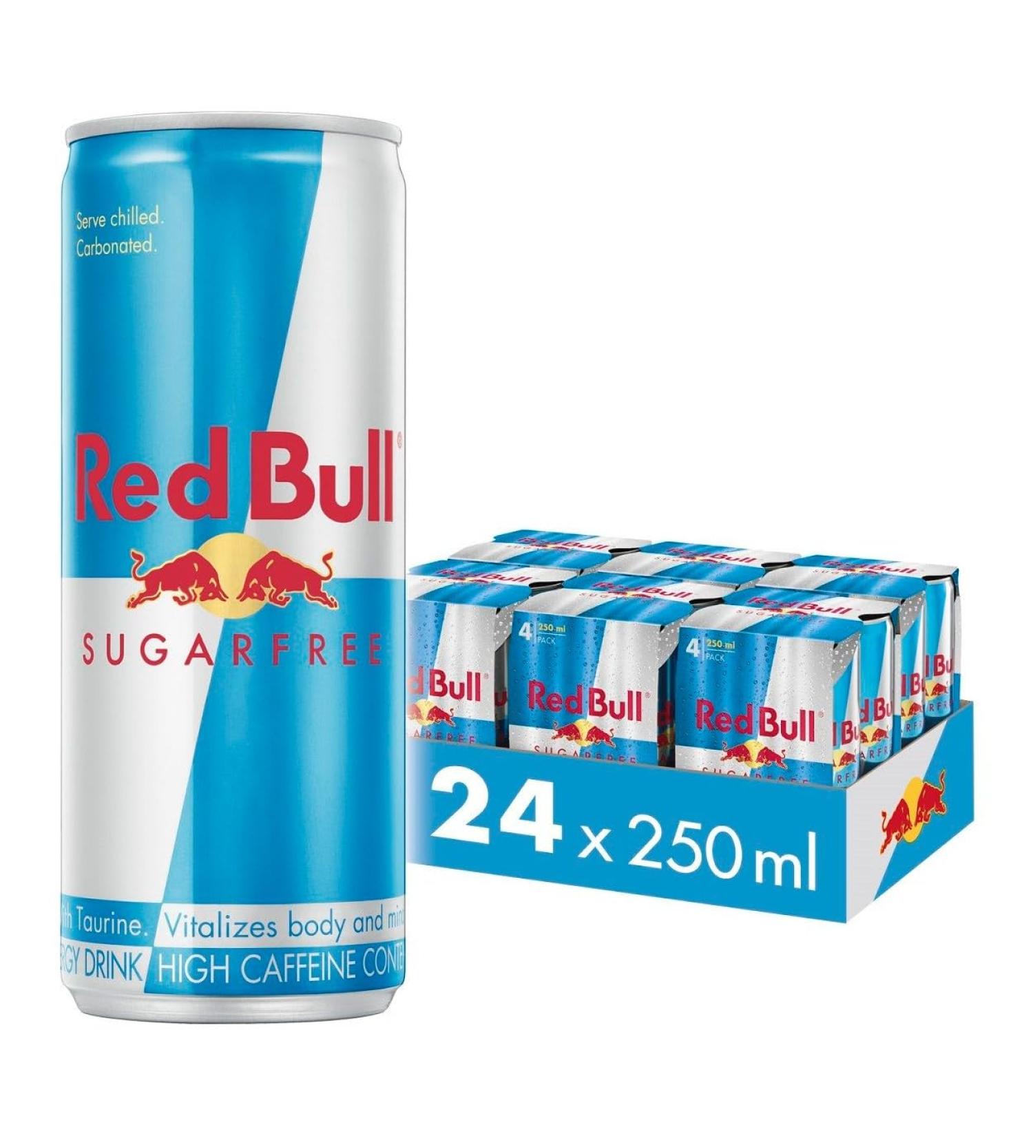  Red Bull Red Bull Energy Drink Sugarfree 24 x 250 ml - Buy Online on GoSupps.com