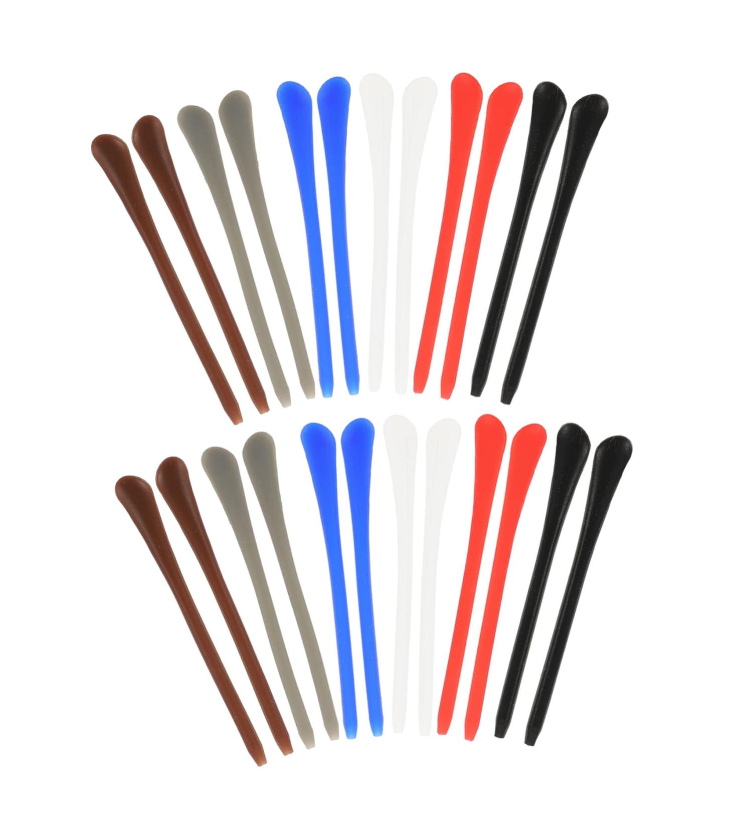 Vaguelly 12 Pairs Silicone Glasses Accessories - Ear Socks Sleeve Covers & Nose Tips for Sunglasses - Portable Gel Holders for Kids & Adults - Buy Online on GoSupps.com