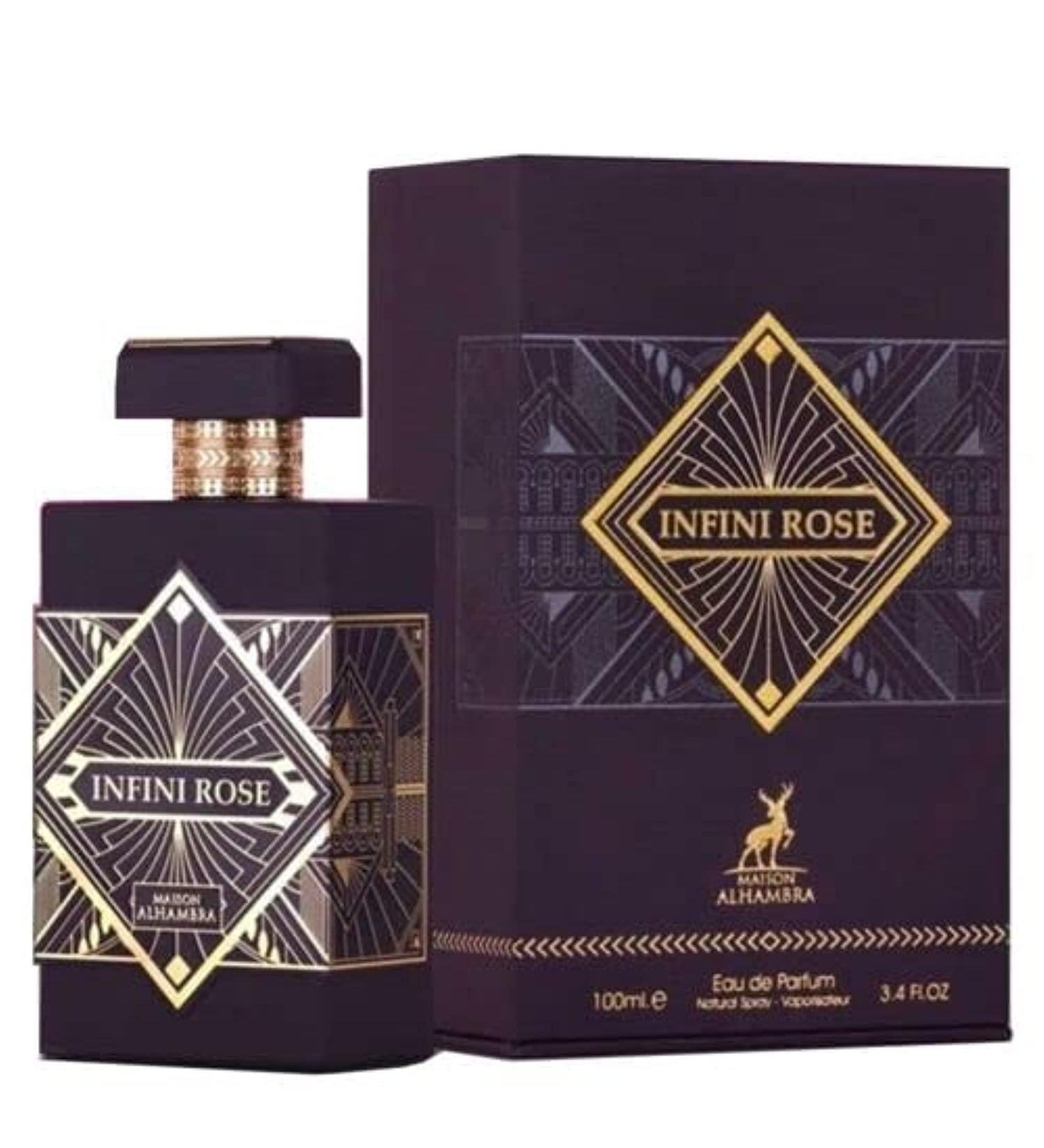 Maison Alhambra Infini Rose for Unisex Eau de Parfum Spray 3.4 Ounce - Buy Online on GoSupps.com