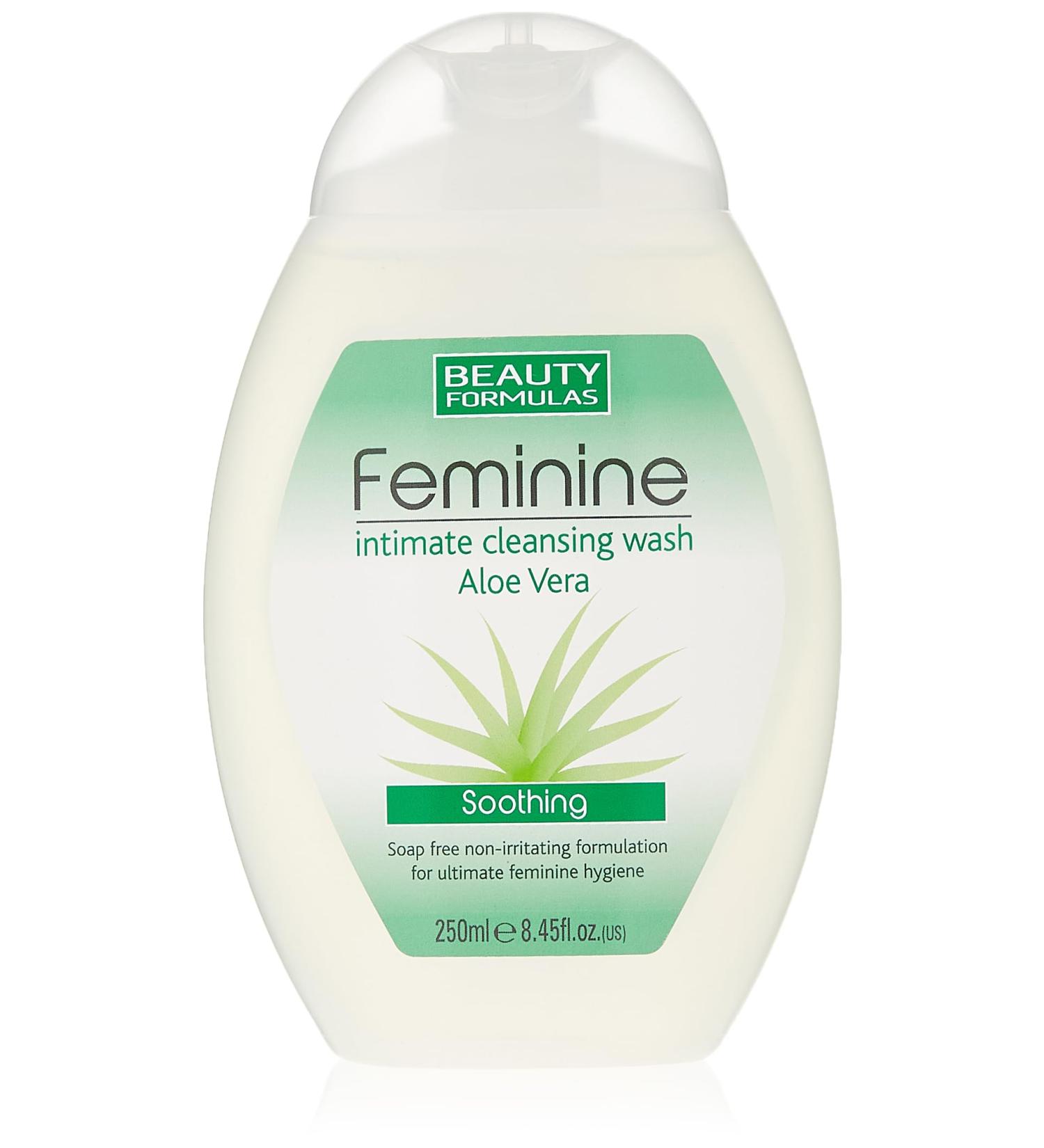Beauty Formulas Feminine Aloe Vera Soothing Intimate Cleansing Wash - Buy Online on GoSupps.com