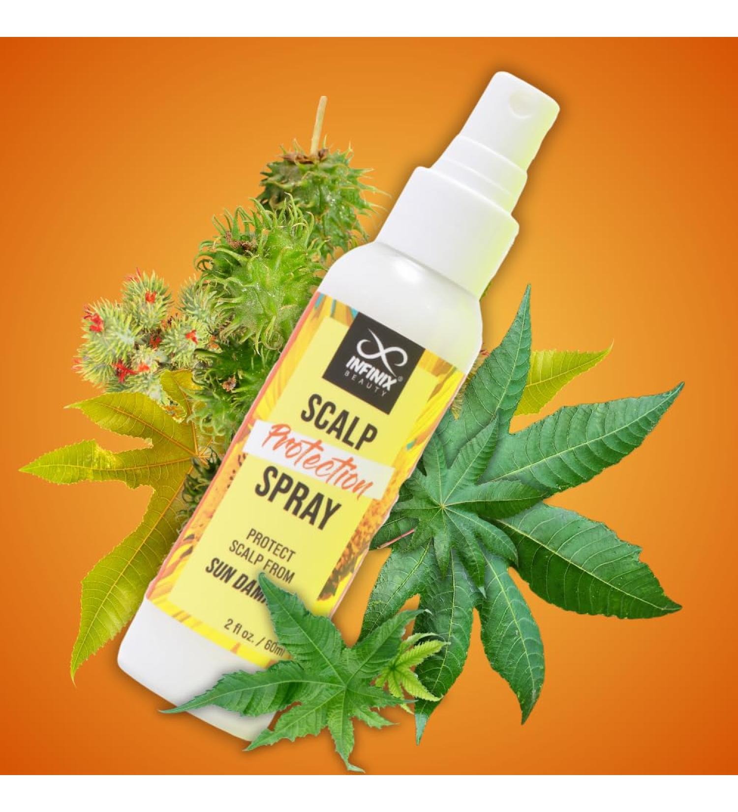 Infinix Soothing Scalp Protection Spray - UV Shield - Sun and Heat Protector for All Hair Types - Prevents Hair Loss Moisturizing & Conditioning | Cruelty Free - 2fl oz/ 60ml - Buy Online on GoSupps.com