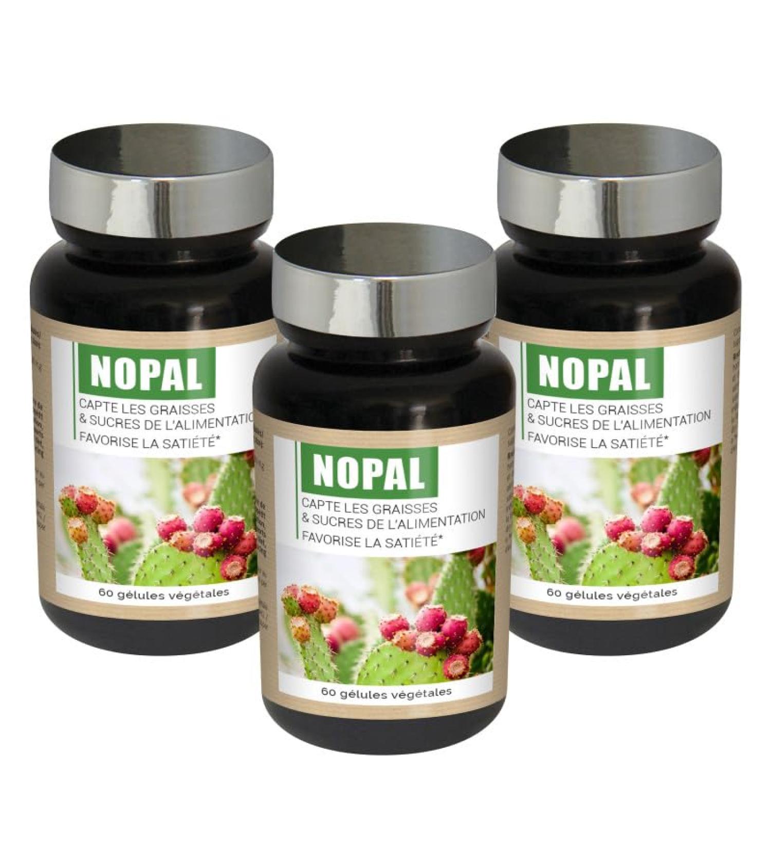 NUTRIEXPERT Nopal Captures fats and sugars Promotes satiety Reduces appetite and caloric intake of meals 100% extracts of natural origin Suitable for vegans Pack of 3 products - Buy Online on GoSupps.com