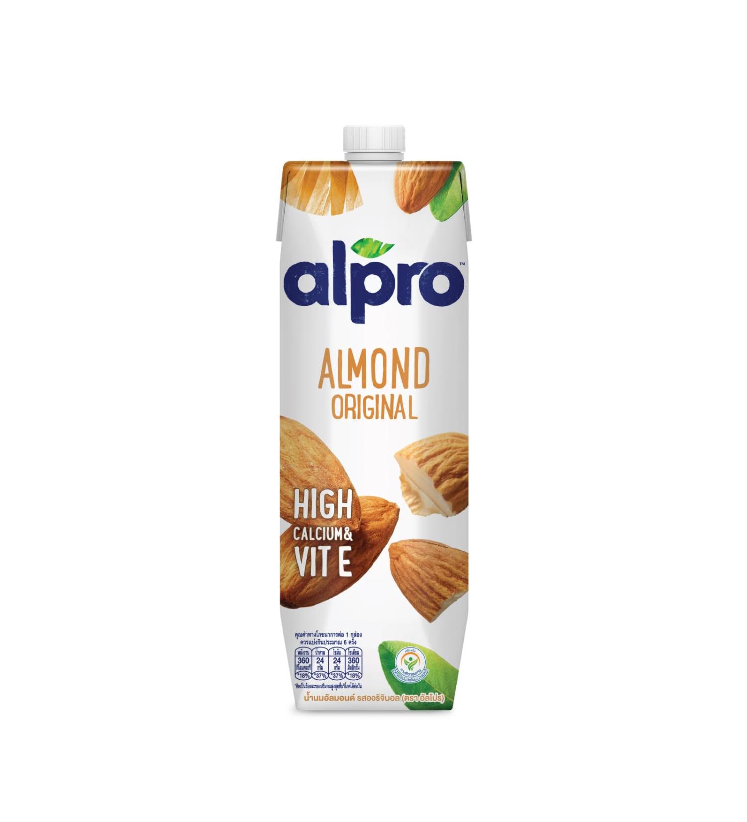 Buy Alpro Almond Drink - 1L | Whole Almond Milk for International Shipping - Buy Online on GoSupps.com