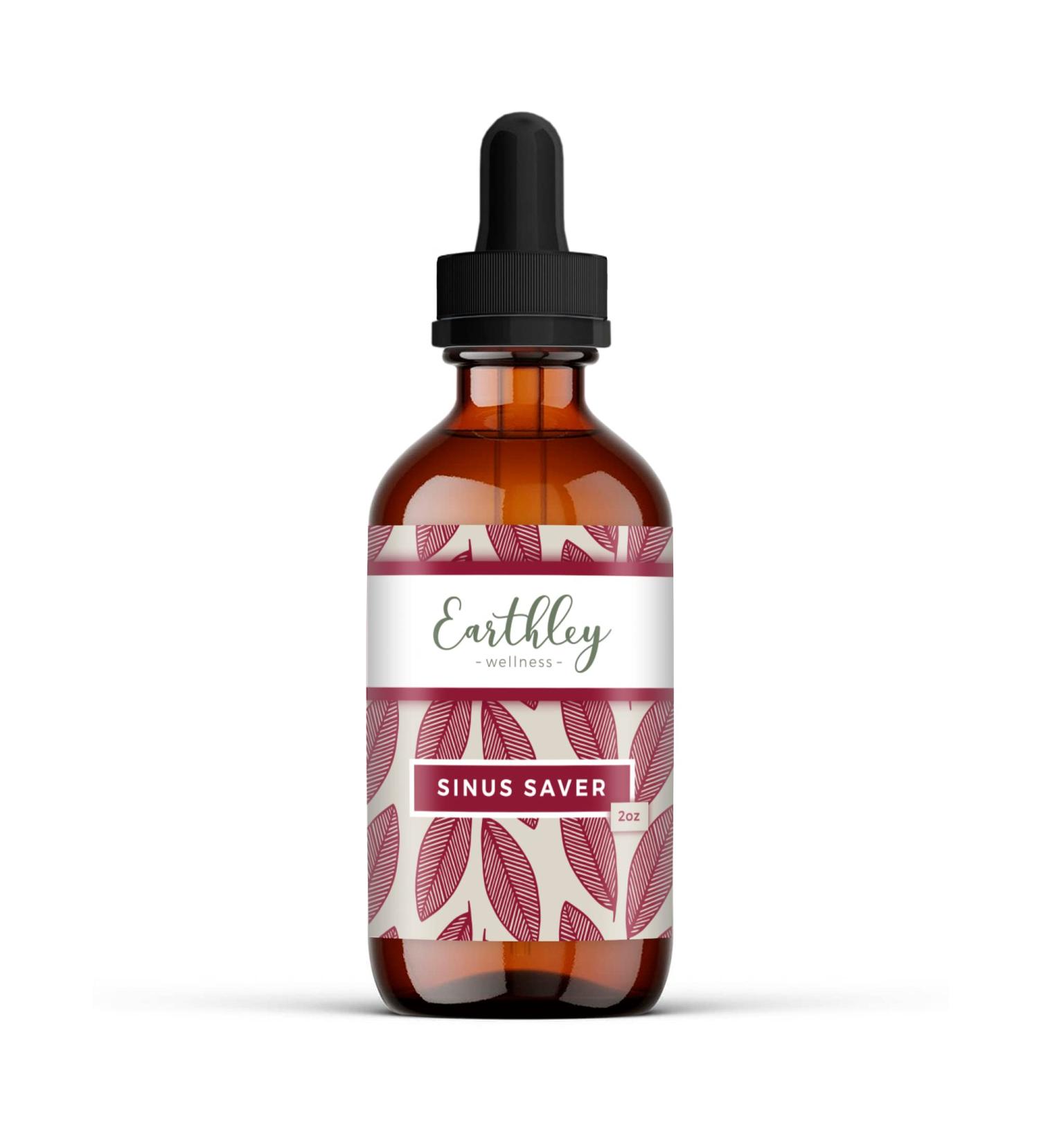 Earthley Wellness Sinus Saver - Natural Allergen-Free Remedy with Vitamin C (2 oz) - Paraben & Preservative-Free International Shipping Available - Buy Online on GoSupps.com