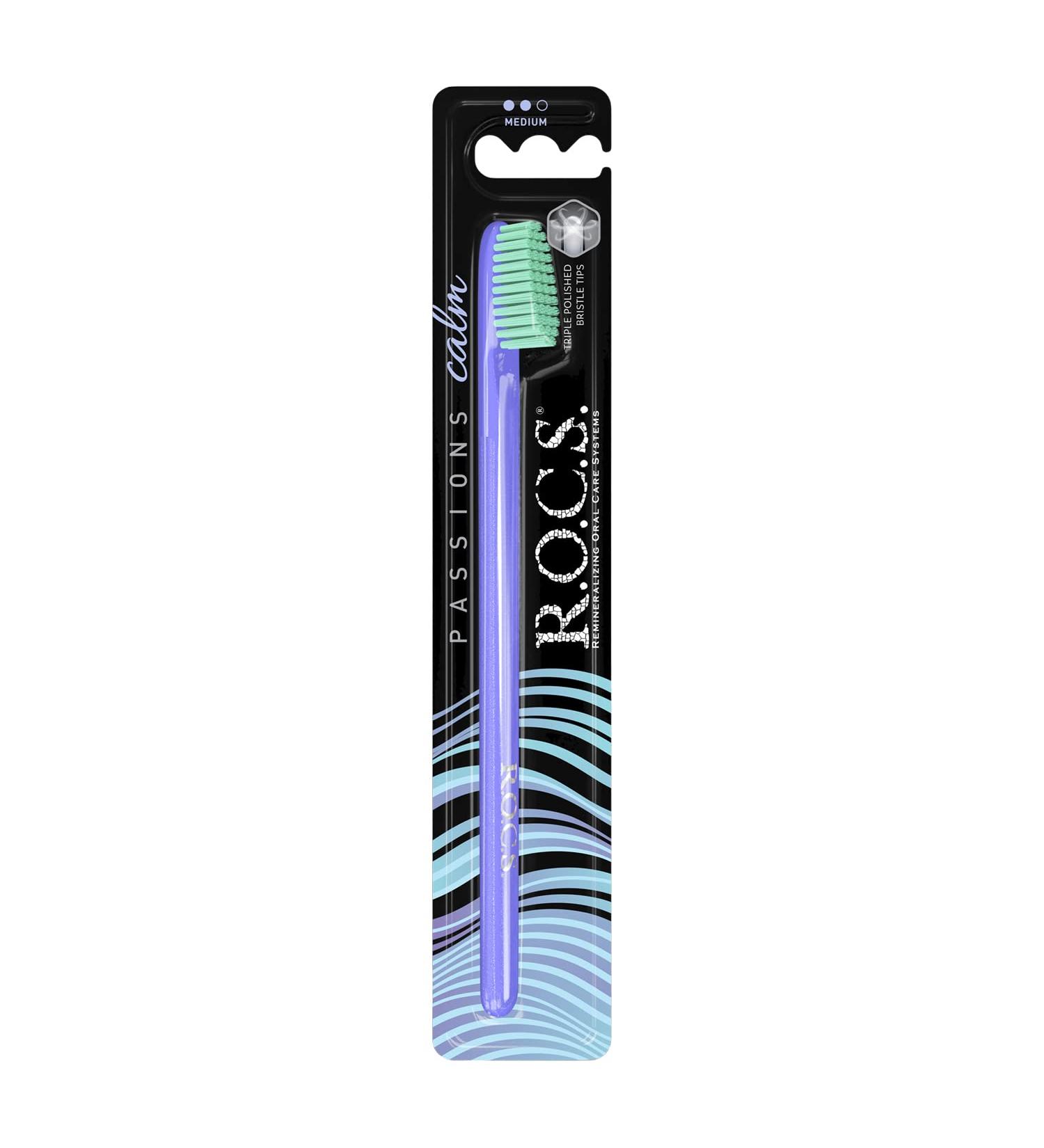 R.O.C.S. Passion Toothbrush - Intelligent Dental Care System by Dentists | High-Quality Bristles for Effective Brushing - Buy Online on GoSupps.com