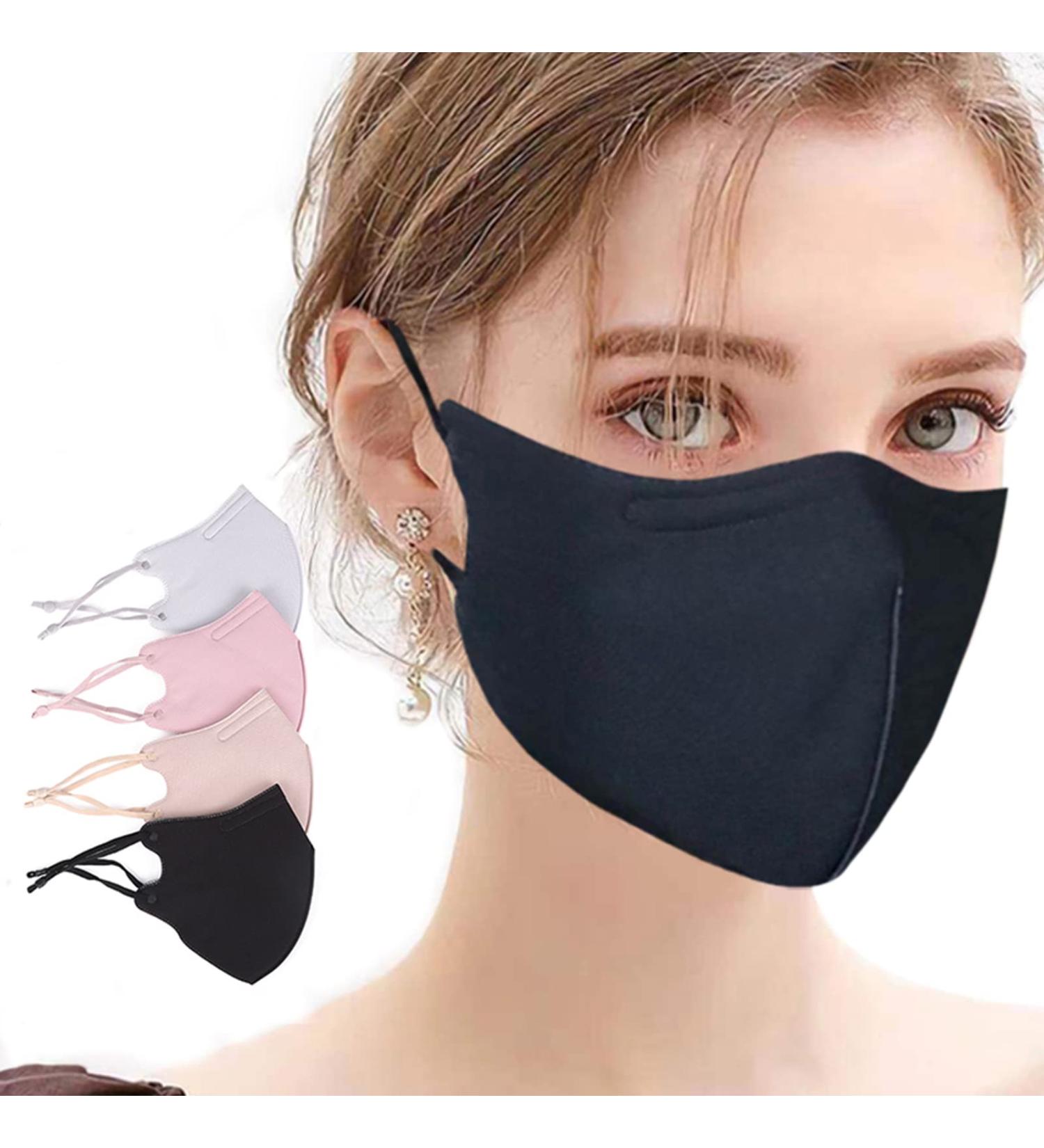 GTHY Cotton Mask Dustproof Breathable Adult Three-Layer Warm Cotton Cloth 3d Adjustable Washable Mask 4-Color Packaging Length 18CM Width 16CM - Buy Online on GoSupps.com