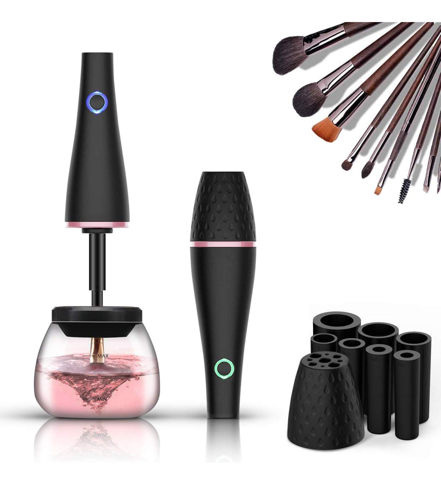 Beautrayn Automatic Makeup Brush Cleaner - Fast Electric Spinner Tool for Wash & Dry Cleaning - Buy Online on GoSupps.com