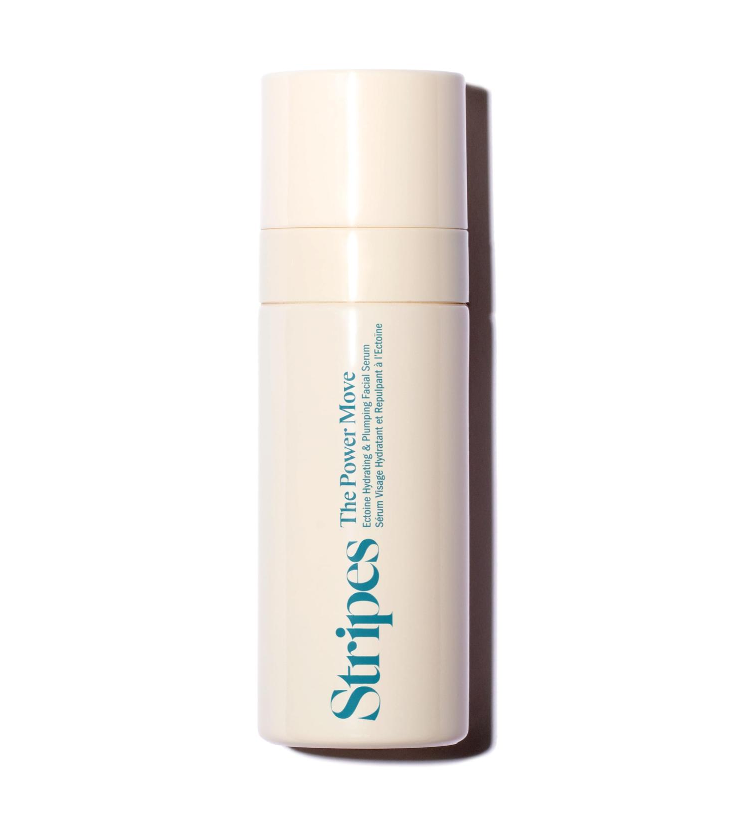 Stripes Beauty The Power Move Serum | Hydrating Anti-Aging Facial Serum with Squalene & Hyaluronic Acid | Firm & Smooth Fine Lines | Safe for Sensitive Skin | Menopause Support | 1.0 Fl Oz - International Shipping - Buy Online on GoSupps.com