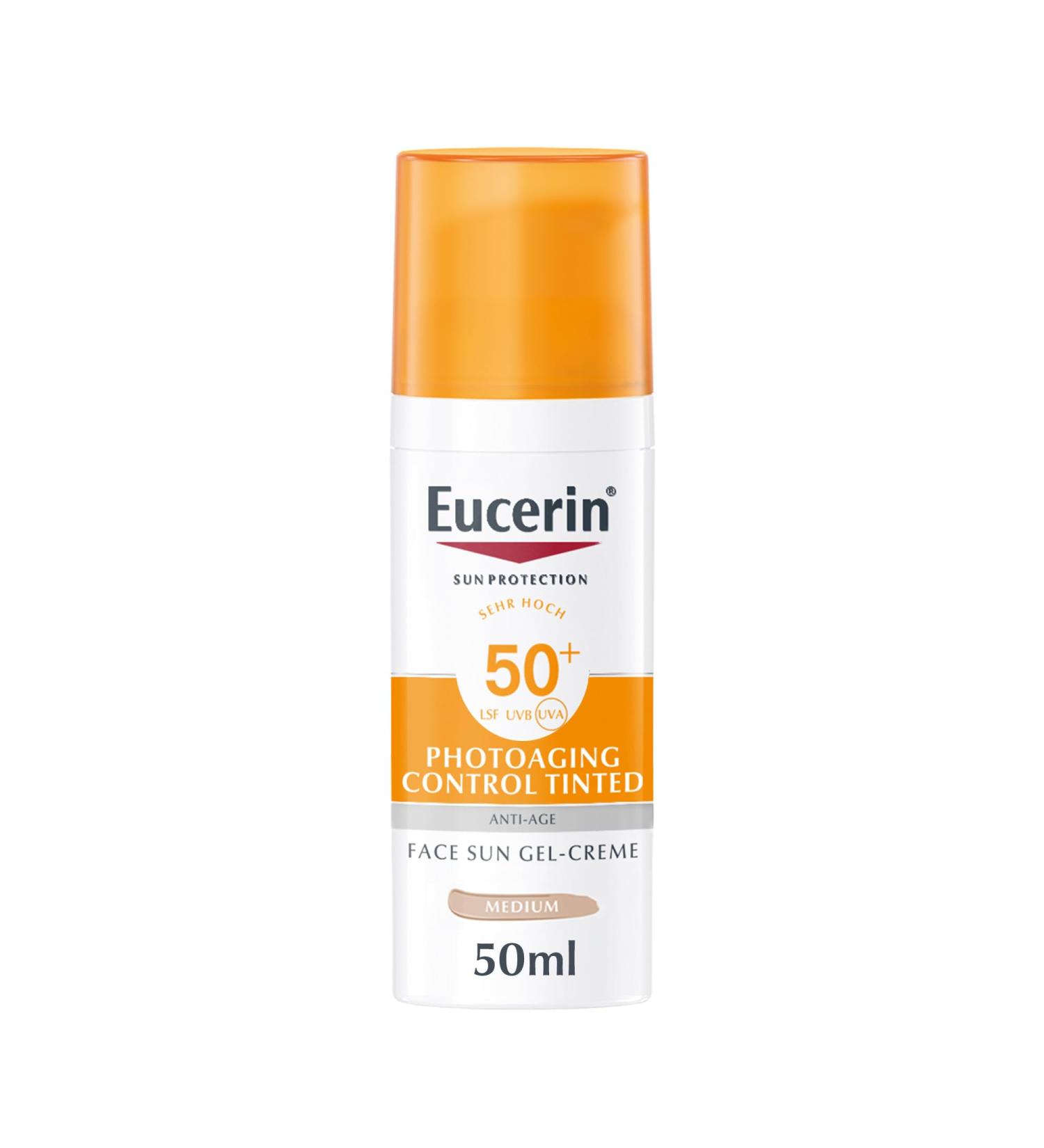 Eucerin Sun Protection Photoaging Control CC Sun Cream Medium Tinted SPF50+ 50 ml