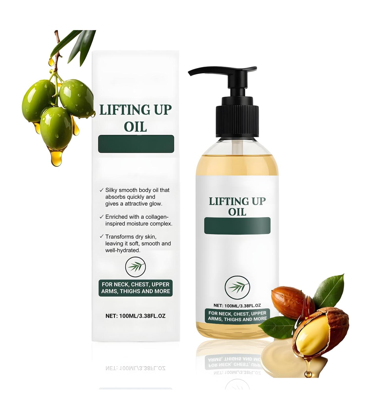 Helbr Firming & Tightening Body Oil with Collagen - Hydrating Anti-Aging Treatment | Nourishes Moisturizes & Improves Skin Elasticity | Quick-Absorbing for Neck Chest Arms Thighs |3.38fl oz - Buy Online on GoSupps.com