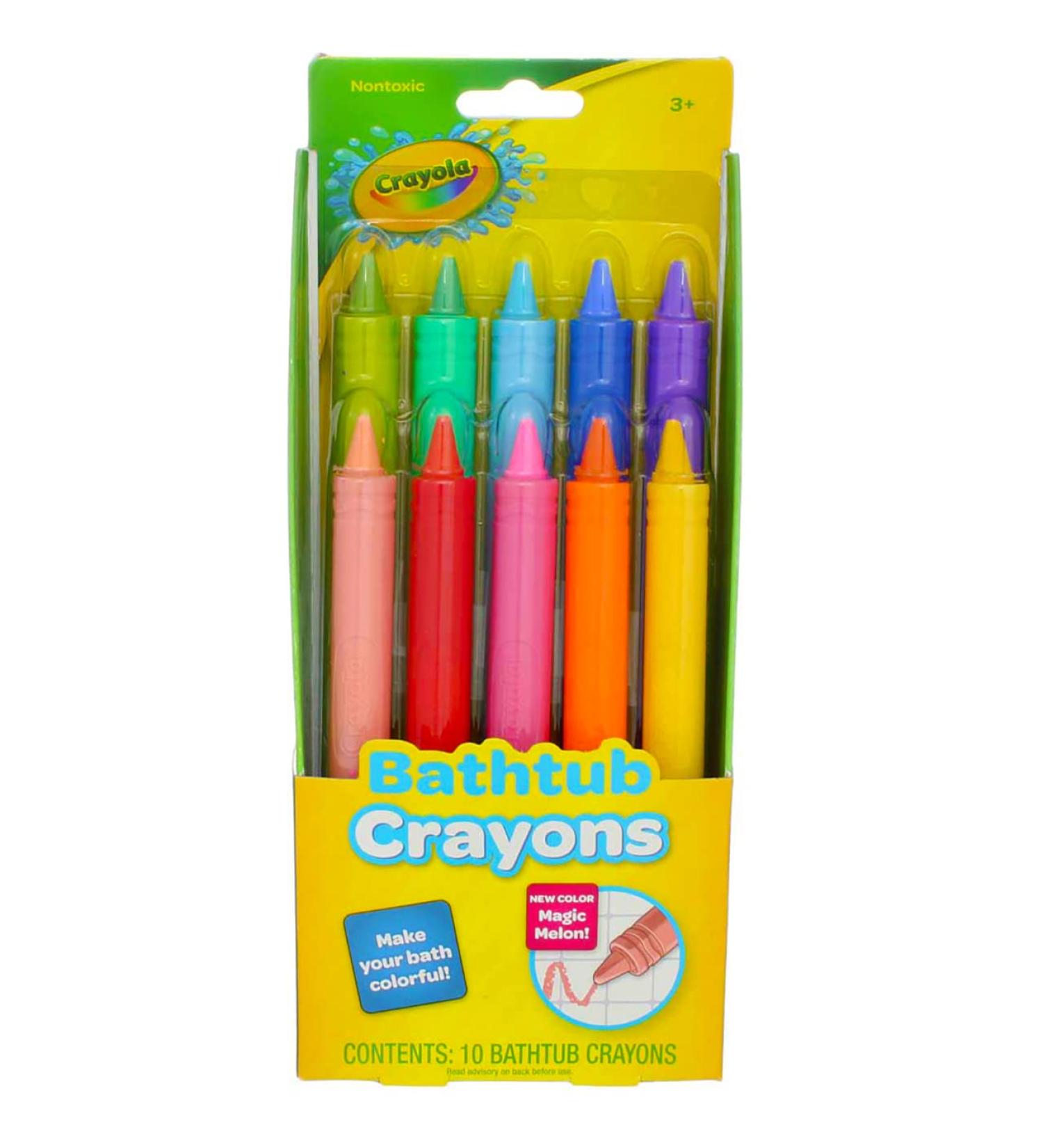 Crayola Bathtub Crayons Set - 9 Crayons + Bonus for Ages 3+ - Buy Online on GoSupps.com