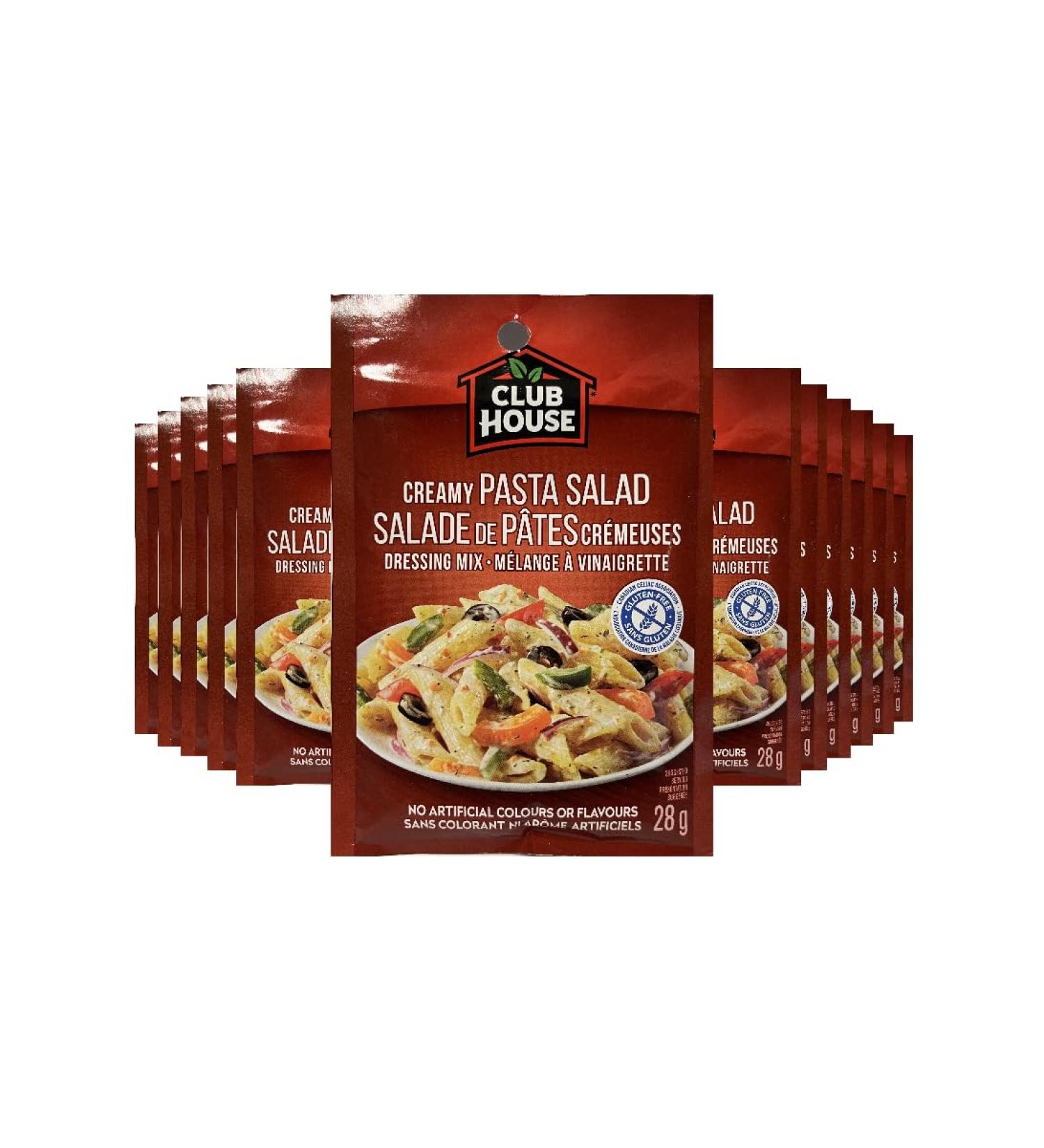 Club House Dry Sauce/Seasoning/Marinade Mix Creamy Pasta Salad 28g Case Pack 1 Count (Pack of 12) - Buy Online on GoSupps.com