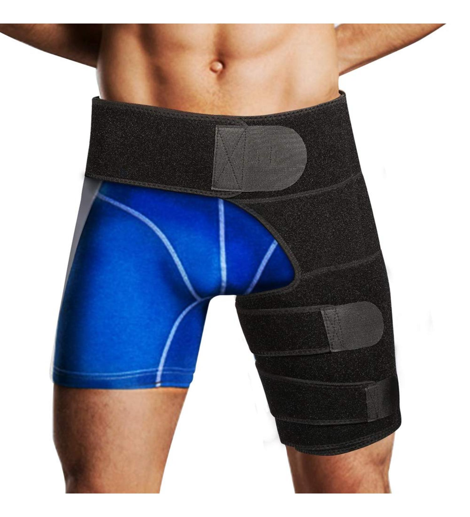 Ortho Wrap Hip Brace for Women - Lightweight Compression Support for Groin & Leg - Thickened Latex Material - Buy Online on GoSupps.com