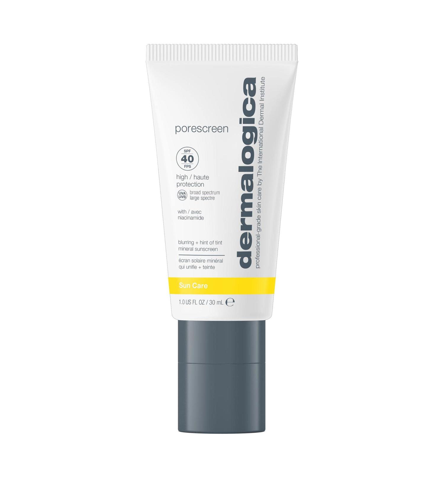 Dermalogica Porescreen Mineral Face Sunscreen SPF 40 | Pore-Reducing Primer & Zinc Oxide Protection - 1 fl oz - Buy Online on GoSupps.com