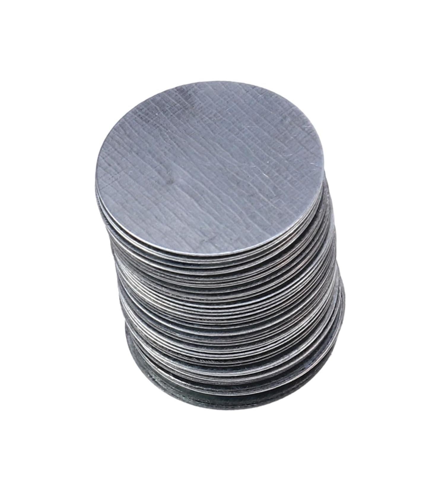 DRESSOOS Eyeshadow Pan Sticker 100pcs Circle Stickers Palette Air Conditioner Round Metal Pans Sticker - Buy Online on GoSupps.com