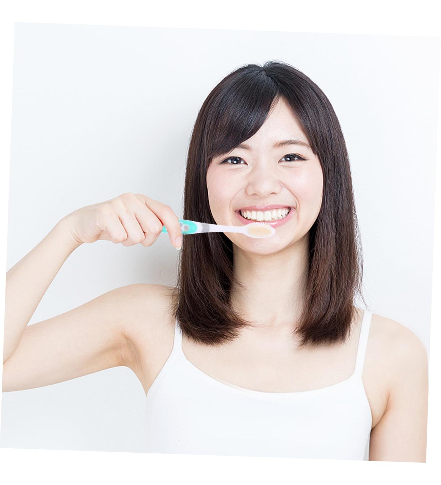 Beavorty Ultrafine Soft Travel Toothbrush Set - 4 Pack Brass Micro Nano Toothbrushes for Adults & Men - Optimal Oral Care - Buy Online on GoSupps.com