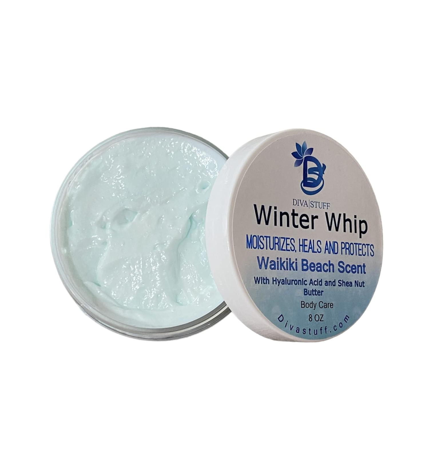 Diva Stuff Waikiki Coconut Beach Scent Winter Whip Body Cream Protects Heals and Moisturizes Winter Dry Skin Great For Outdoor Sports - Buy Online on GoSupps.com