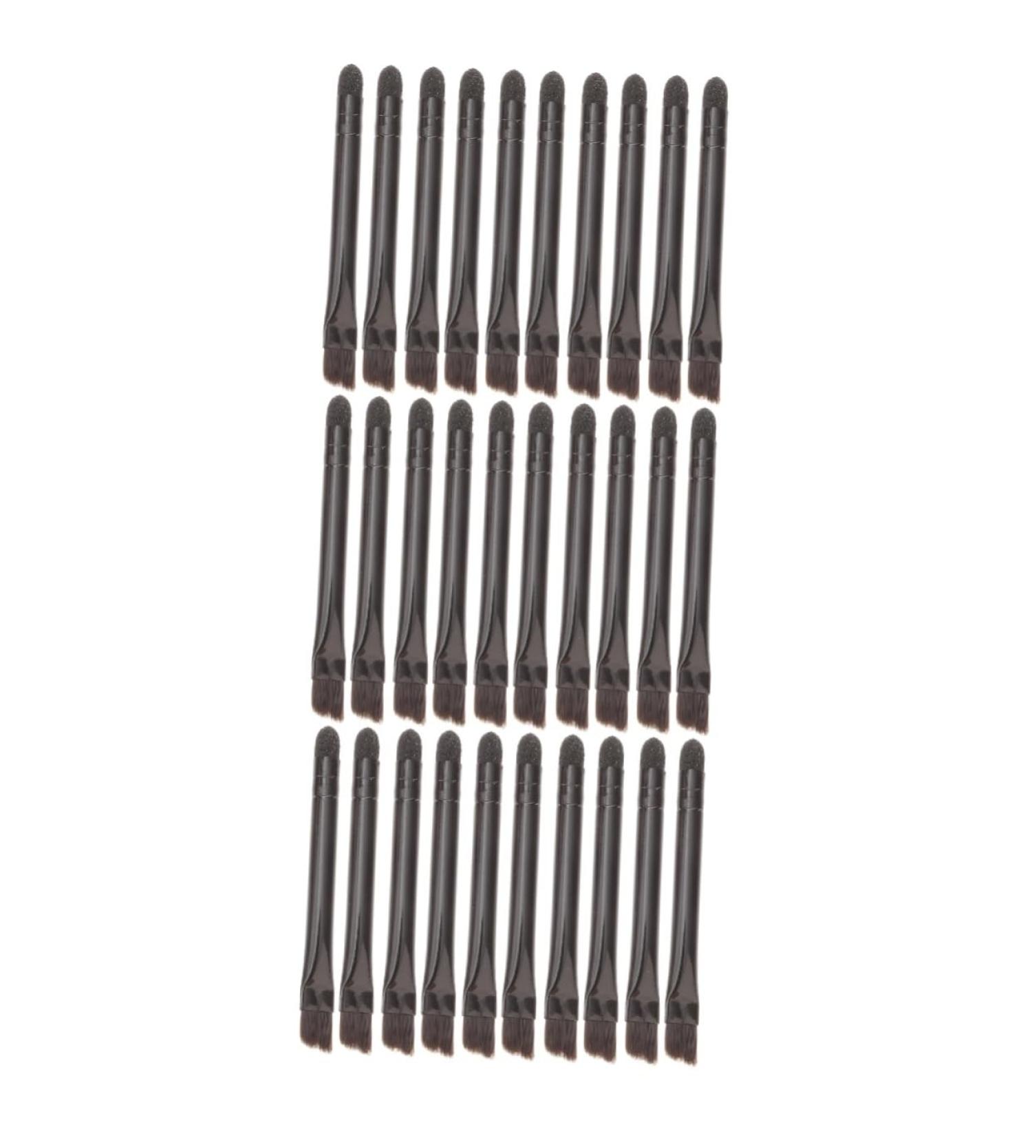 Housoutil 30 Pcs Eye Shadow Brush Makeup Brush Eye Makeup Applicators Eyebrow Cosmetic Brush Set Sponge Miss 5.8X0.7X0.5CMx3pcs Blackx3pcs - Buy Online on GoSupps.com