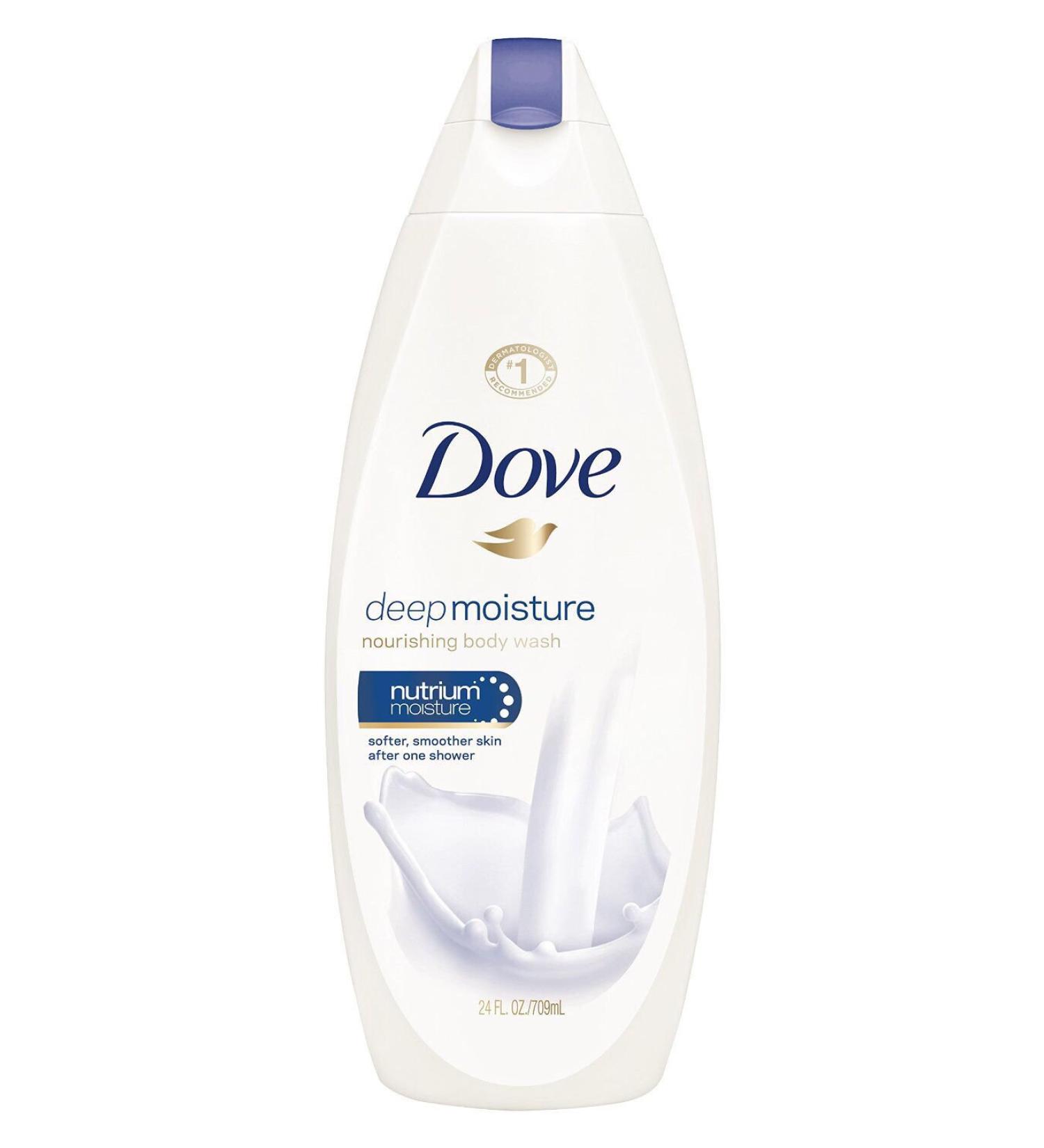 3 Dove Nourishing and Restore Body Wash 500ml/19.9oz (3X 500ml/16.9oz  Deeply nourishing-Nourishing body wash)