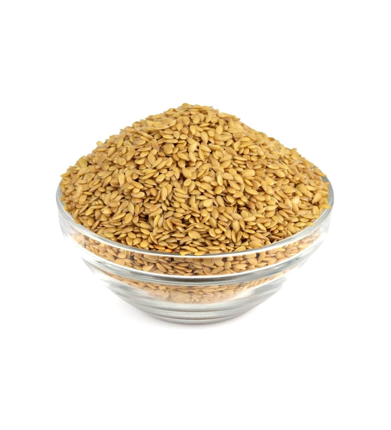 Golden Linseeds flaxeed Premium Quality by Masala Cottage (450 Grams) 450 Grams