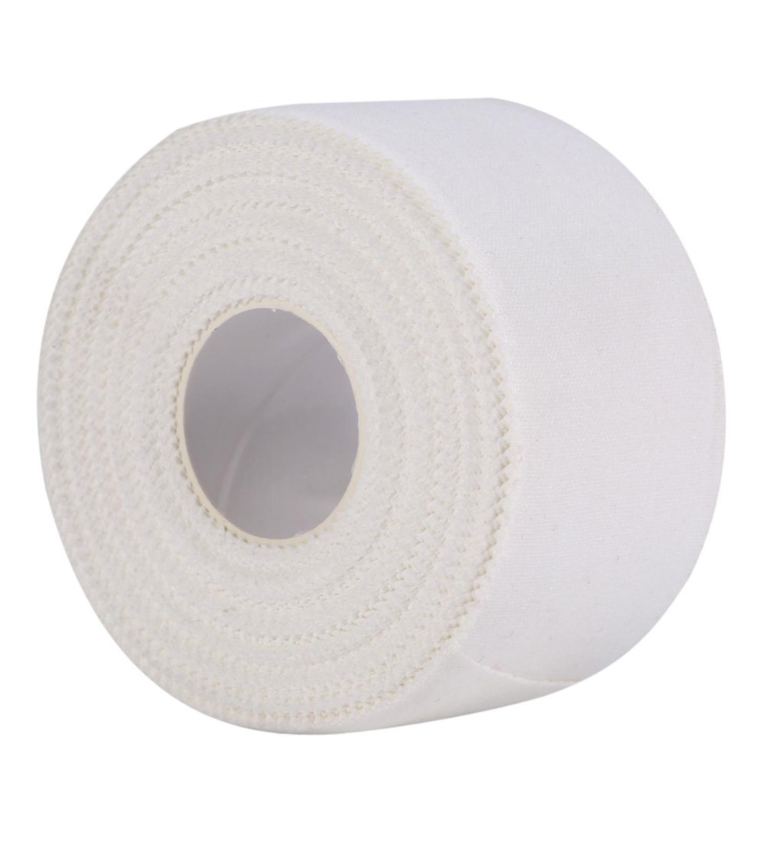 White Athletic Sports Tape - Strong & Easy Tear | Perfect for Ankle Wrist & Injury Taping - 1.5in x 32.8ft for Athletes & Trainers - Buy Online on GoSupps.com