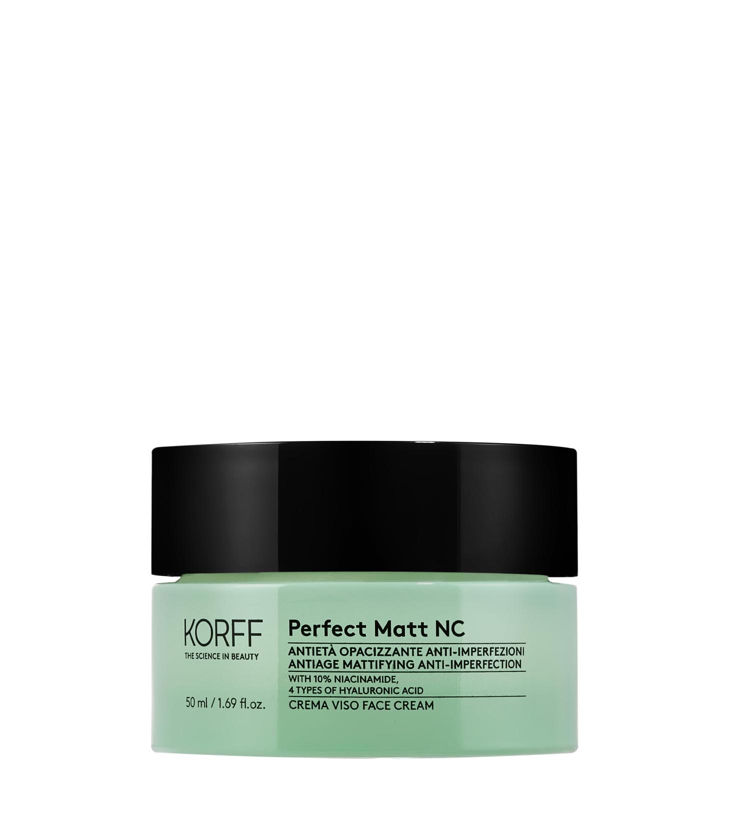 Korff Perfect Matt NC Anti-Aging Face Cream Anti-Blemish Opacifying Moisturizing and Revitalizing Soothing Effect 50 ml - Buy Online on GoSupps.com