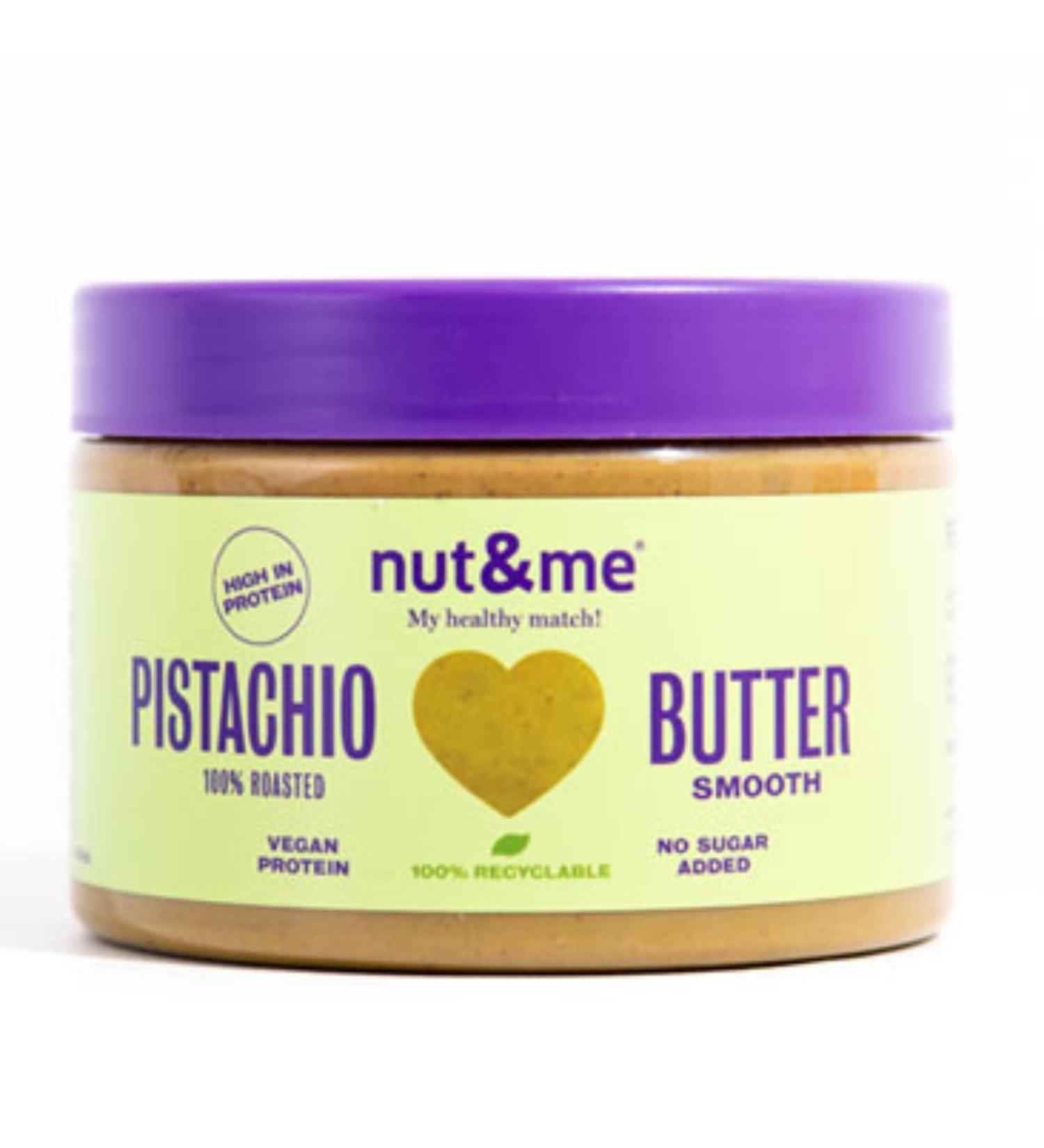 Pistachio Puree 250g nut&me | 100% Roasted Pistachio | No Preservatives or Additives | Gluten Free | Sugar Free | High in Pro - Buy Online on GoSupps.com