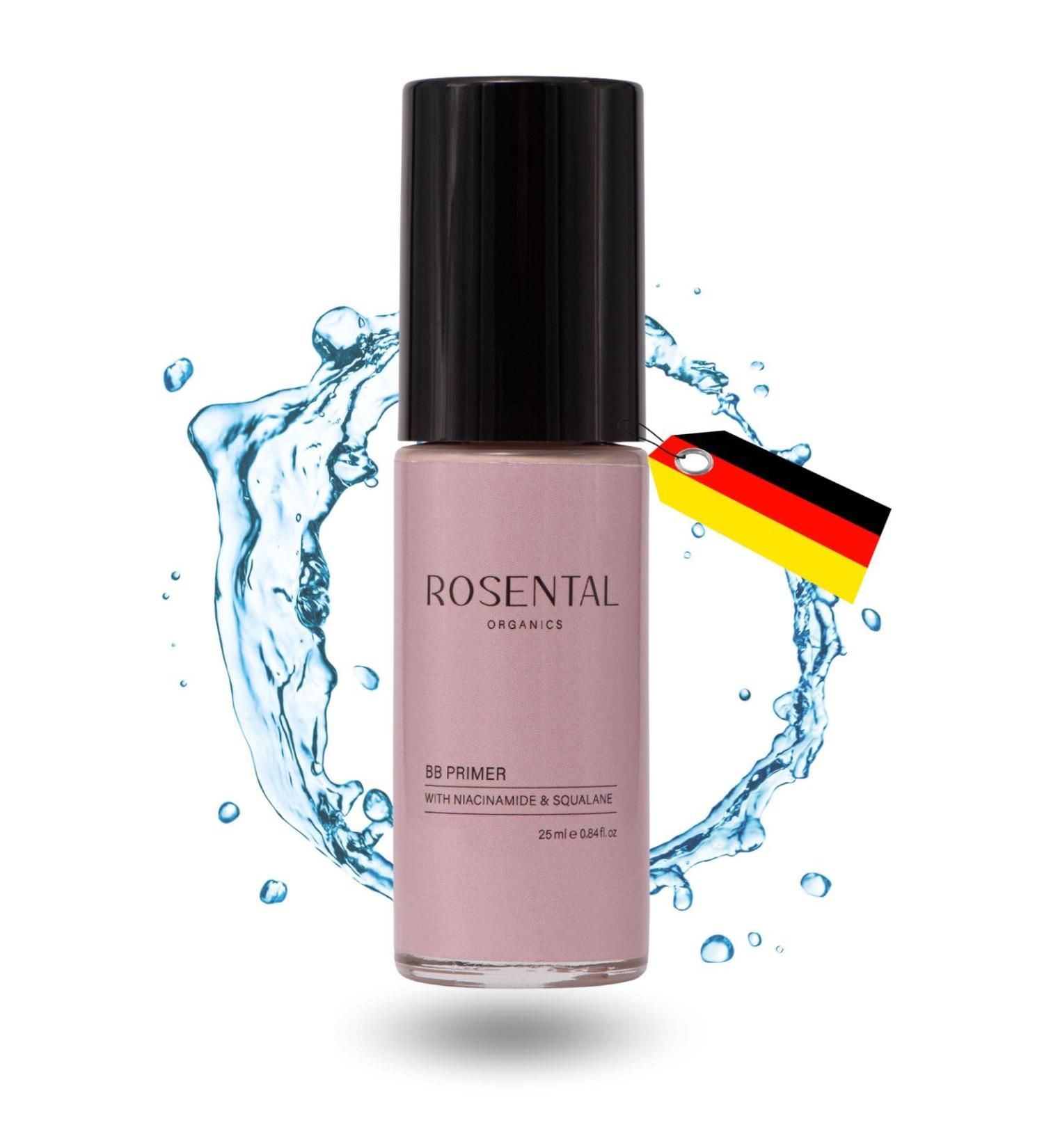 Rosental Organics BB Primer 25ml - Pore-Filling Glow Finish Makeup Base Redness Relief Moisturizing 100% Natural Cosmetics Made in Germany - Buy Online on GoSupps.com