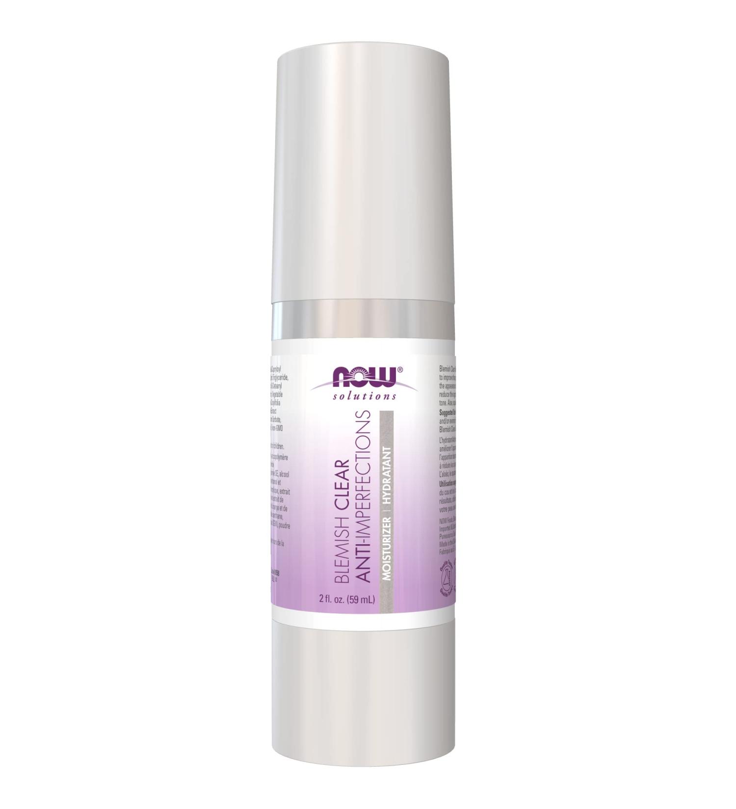 Now Foods Blemish Clear Moisturizer 2 fl oz - Acne Control & Hydration - Buy Online on GoSupps.com