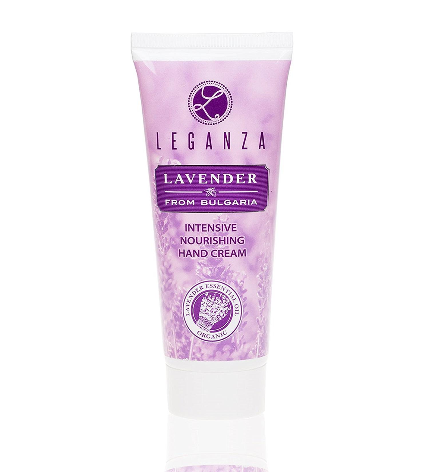 Leganza Intensive Nourishing Hand Cream with Lavender Essential and Almond Oil
