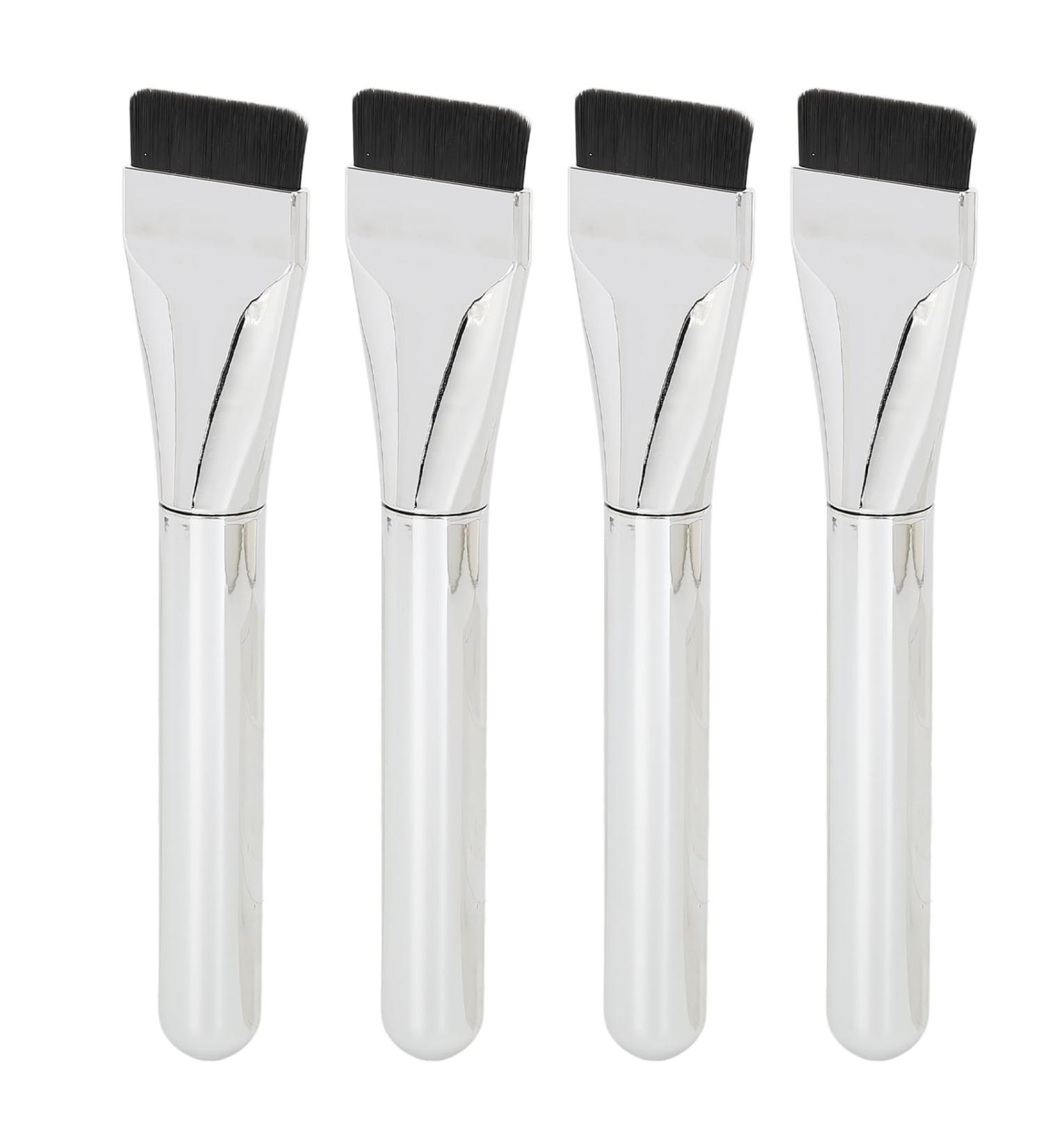 Flat Foundation Brush Flat Liquid Foundation Brush Soft Hair 4 Pieces for Daily Use - Buy Online on GoSupps.com