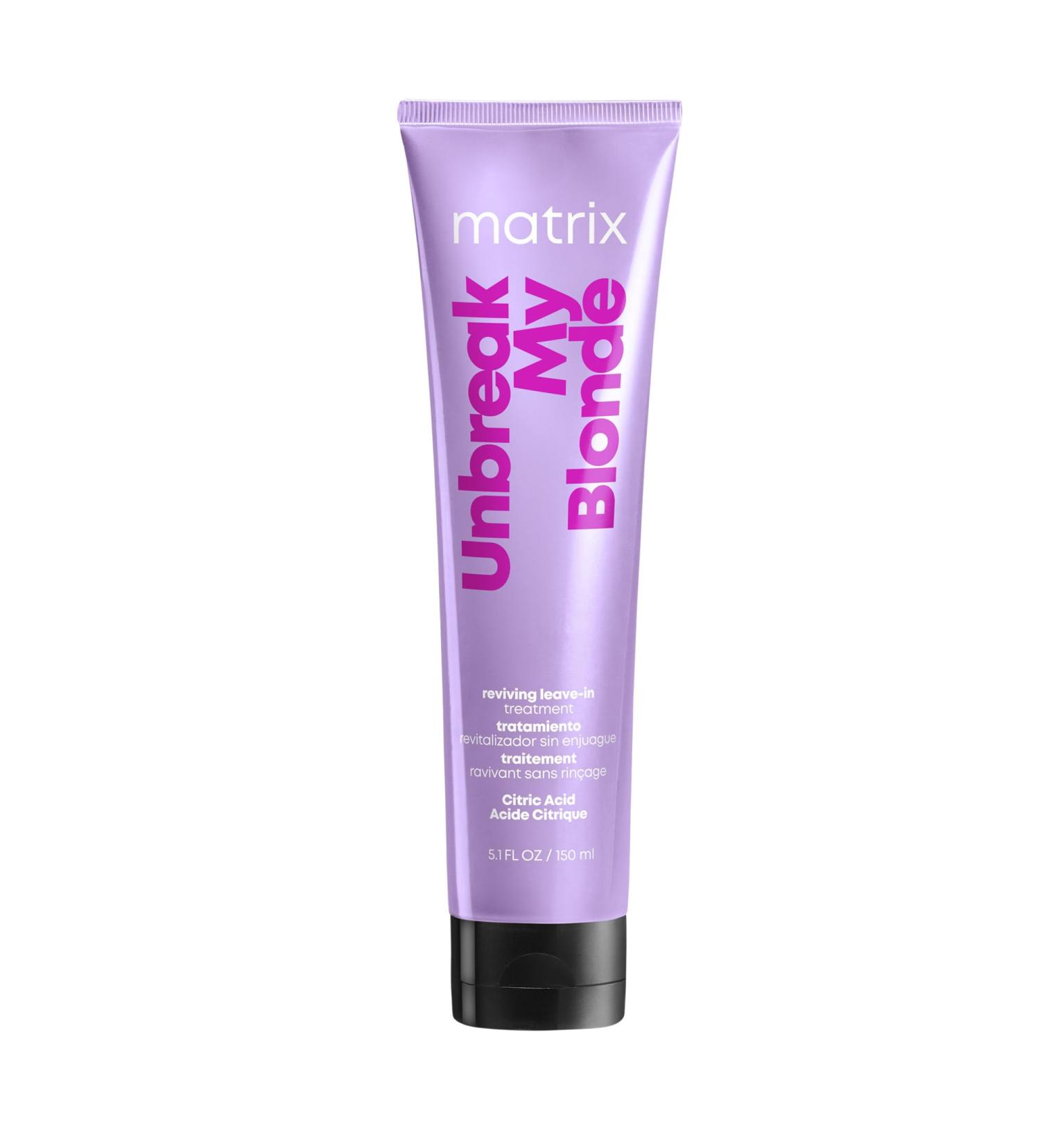 Matrix Anti-Breakage Treatment for Colored & Sensitized Blonde Hair Leave-In With Citric Acid Total Results Unbreak My Blonde 150 ml - Buy Online on GoSupps.com