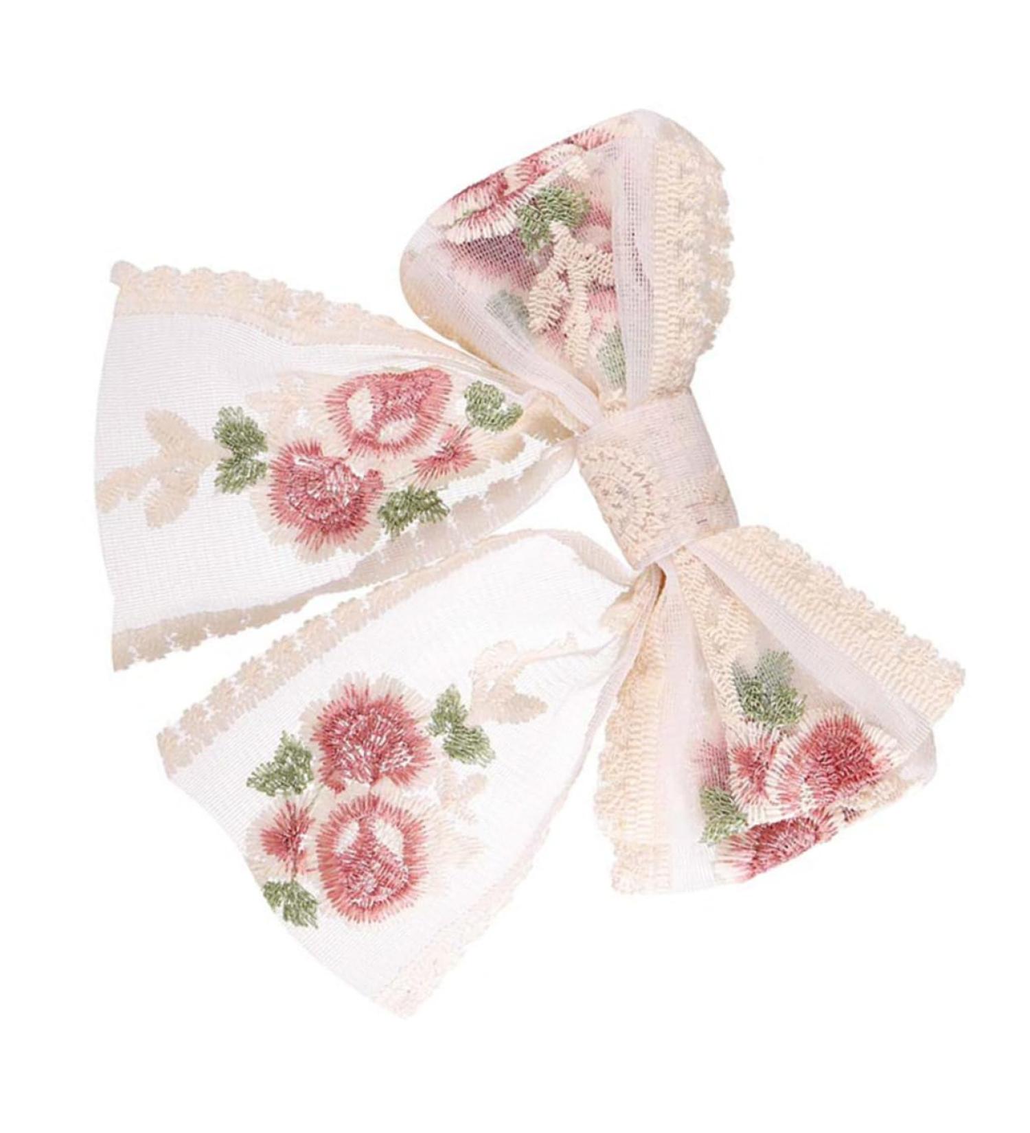 FRCOLOR Embroidered Butterfly Hair Clip Decorative Hair Clips Women's Hair Clips French Hair Clip Hair Clips for Bows Big Hair Bow Women Hair Clips Bride Bow Barrette Back Hair Bow Big Bow - Buy Online on GoSupps.com