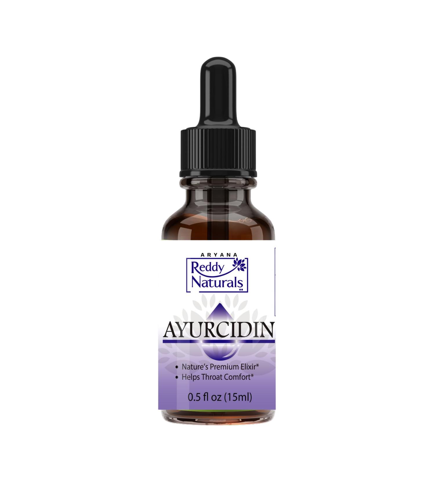Reddy Naturals Ayurcidin Oil Organic Essential Blend with Cinnamon Clove Black Seed & Vitamin E Natural Aromatic Wellness Formula 0.5 fl oz - Buy Online on GoSupps.com