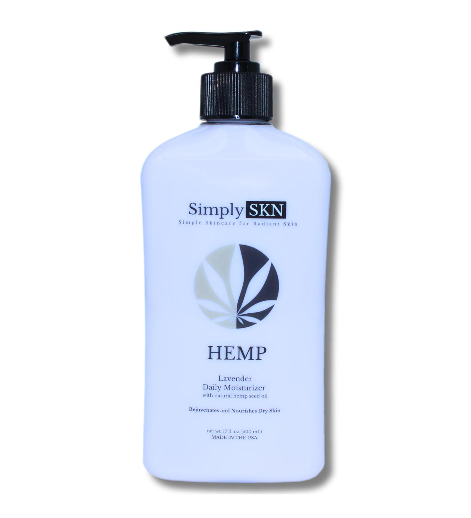 Buy Lavender Daily Moisturizing Hemp Body Lotion | Natural Hemp Seed Oil Shea Butter & Jojoba Oil | Relaxing Scent | 17 fl. oz | Made in USA - Buy Online on GoSupps.com