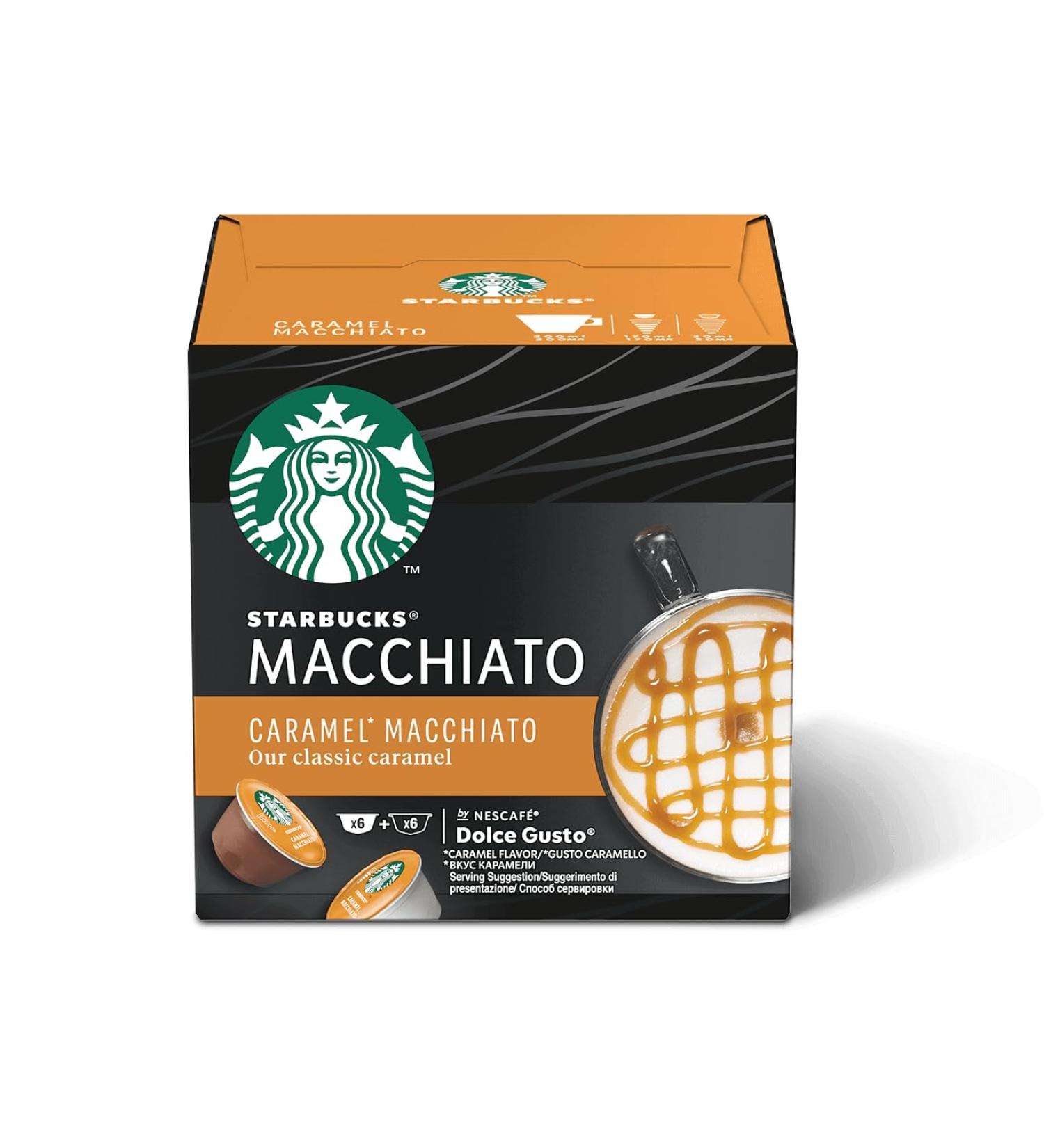 Starbucks - Caramel Macchiato by Nescaf Dolce Gusto - 3x 12 Pods - Buy Online on GoSupps.com